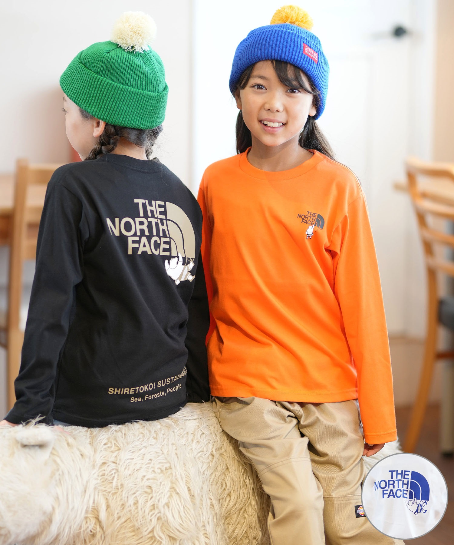 THE NORTH FACE ザ・ノース・フェイス 長袖 Tシャツ キッズ ロンT シレ