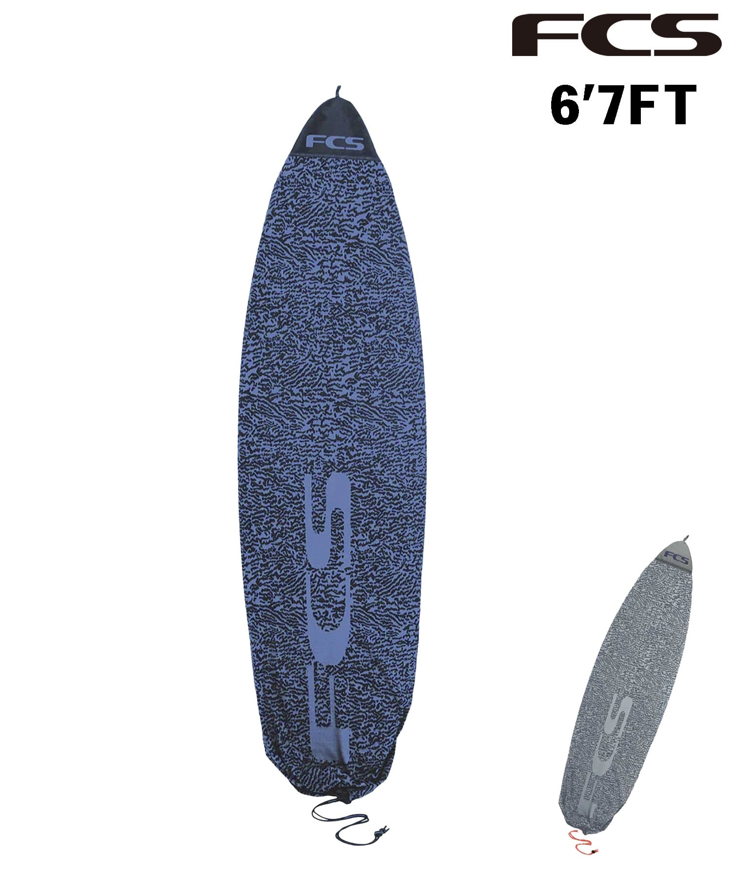 FCS エフシーエス STRETCH FUN BOARD COVER 6'7 サーフィン ニット