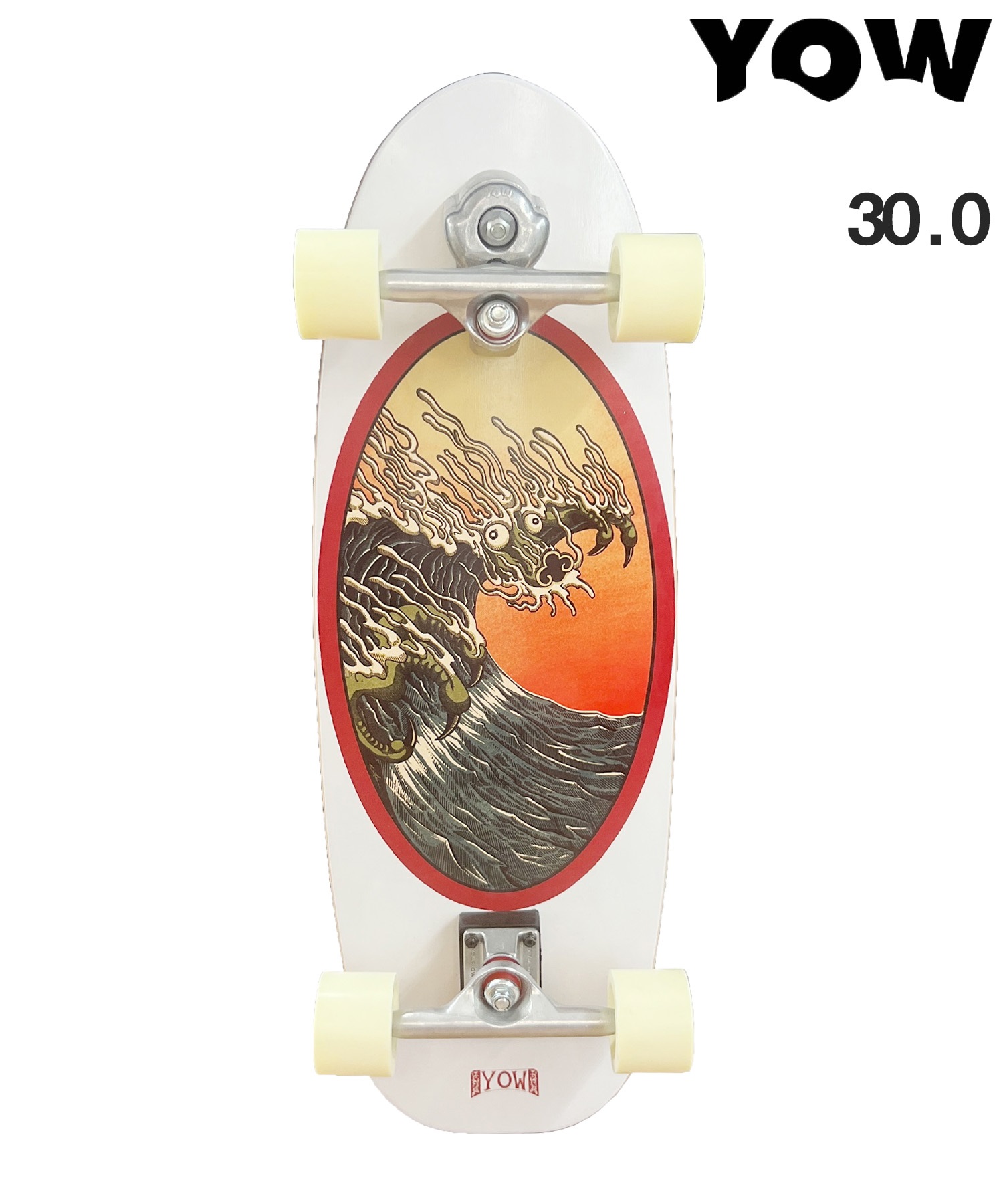 YOW ヤウ ロング スケートボード コンプリート 30.0inch CHIBA