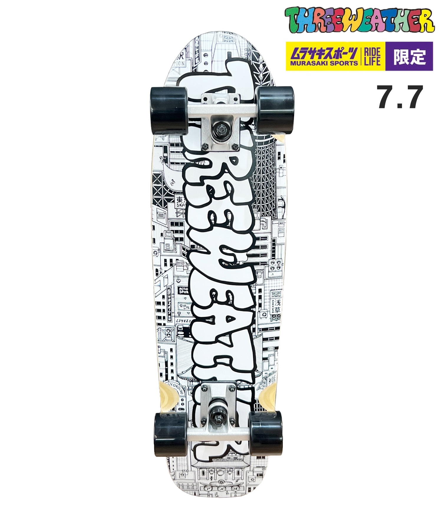 スケートボード クルージングボード THREE WEATHER スリーウェザー