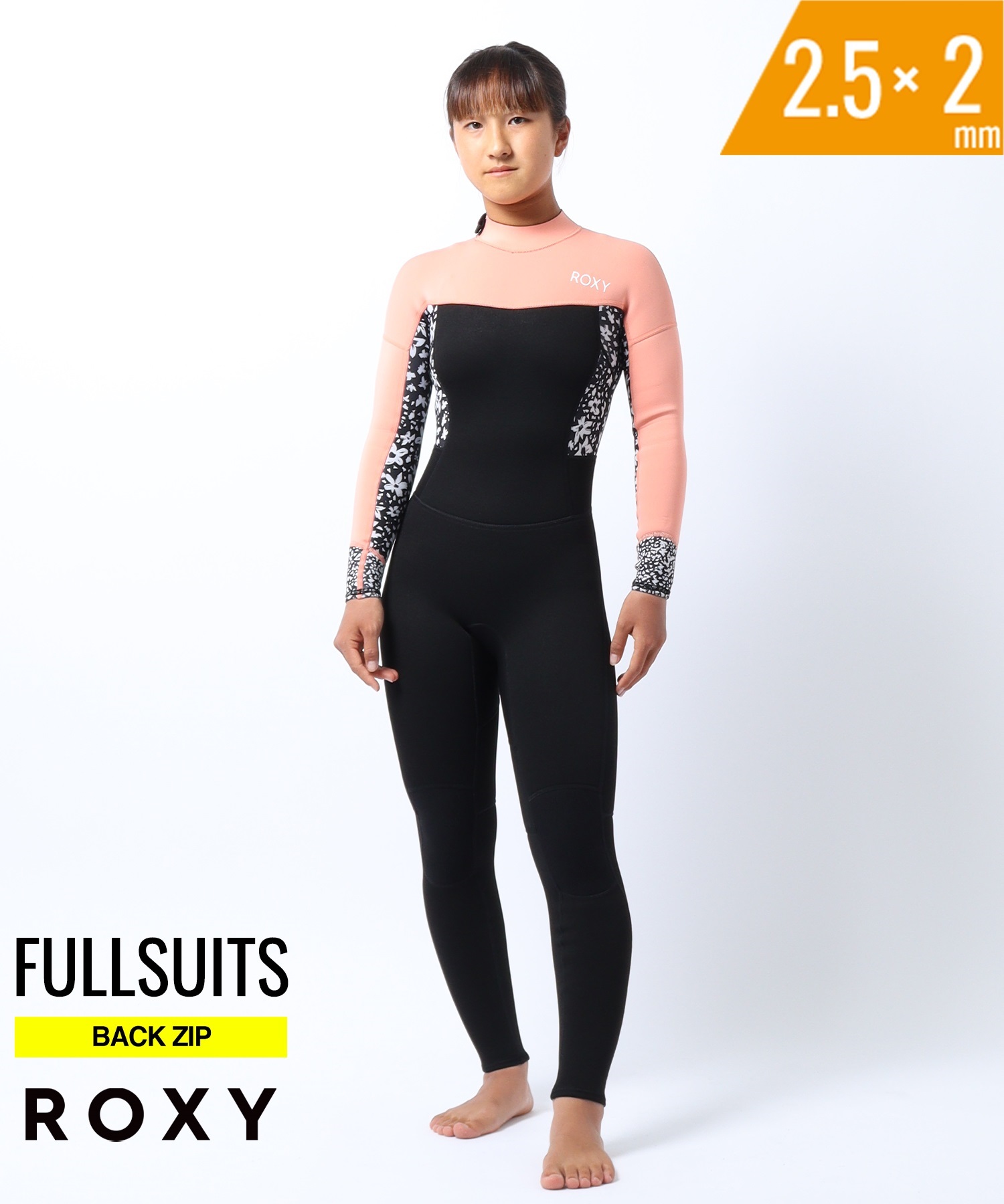 ROXY ロキシー バックジップ スウェル フロック TWT231701 ウェット