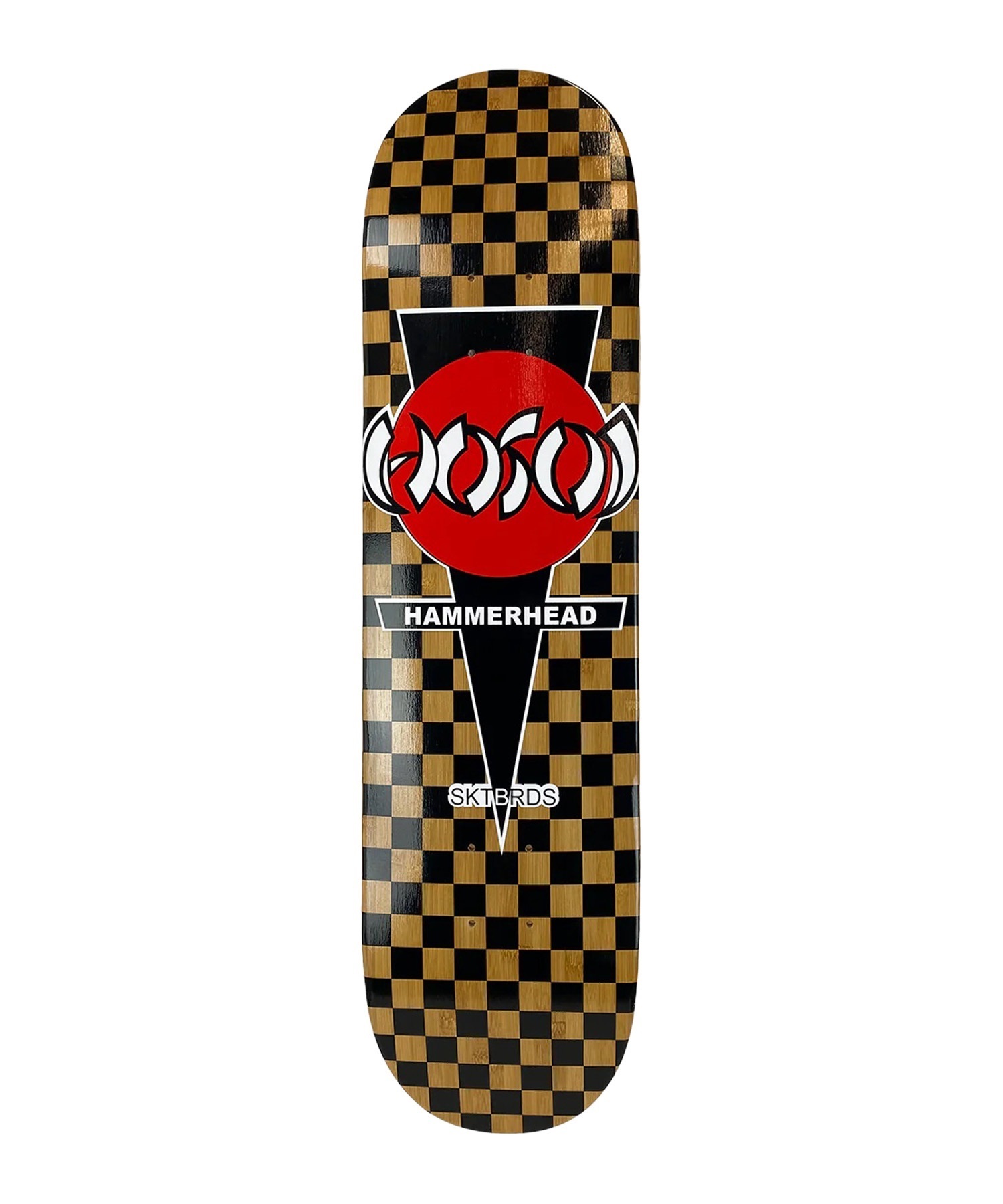 HOSOI スケートボード デッキ 7.75,8.0inch CHECKERED ムラサキ