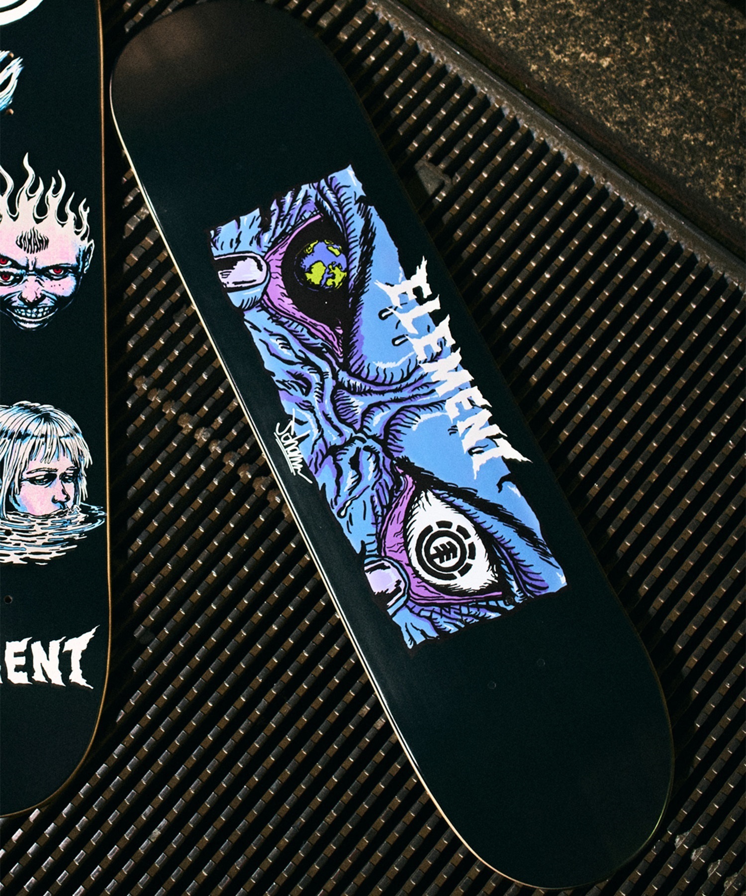 ELEMENT エレメント スケートボード デッキ 8.0inch JOHANN EYES