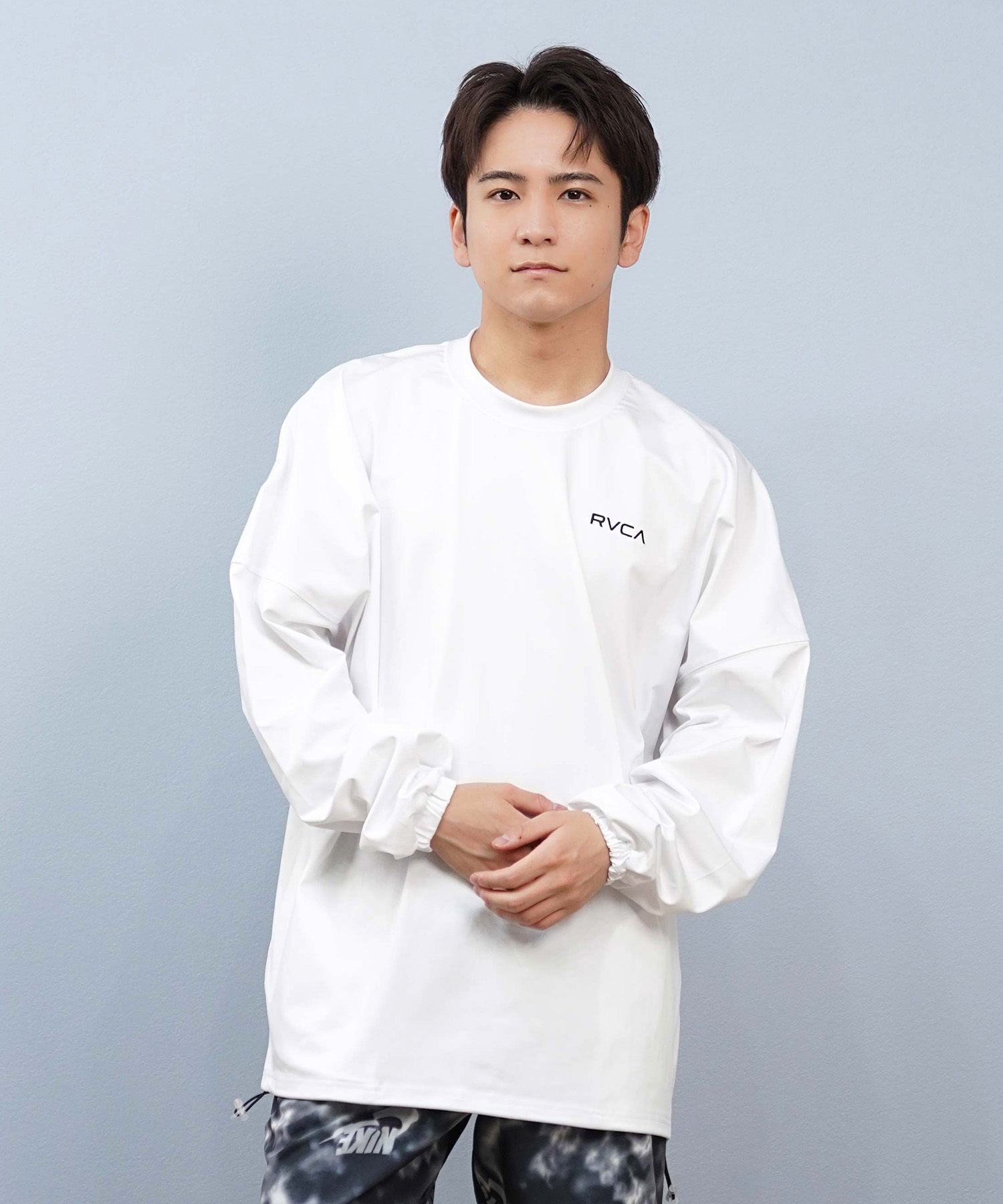 RVCA ルーカ 水着 ラッシュガード 長袖 Tシャツ ロンT メンズ バック
