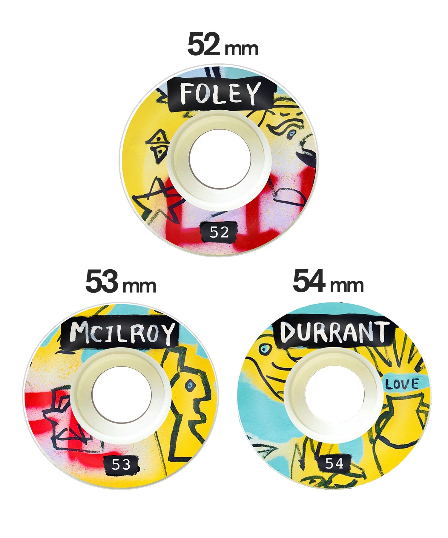 PICTURE WHEELS ピクチャーウィール スケートボード ウィール 52~53mm