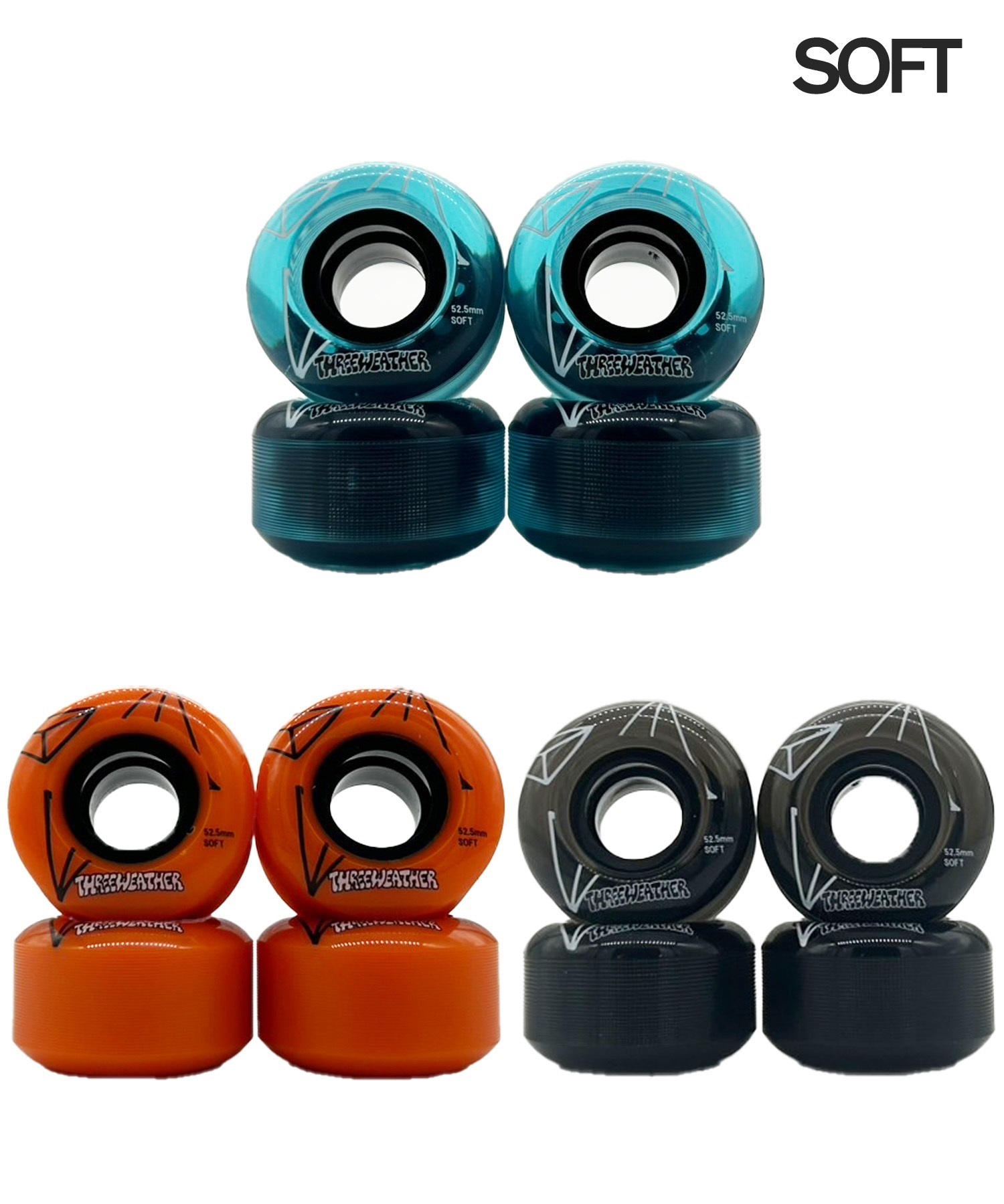 THREE WEATHER スリーウェザー スケートボード ウィール WHEEL ハード