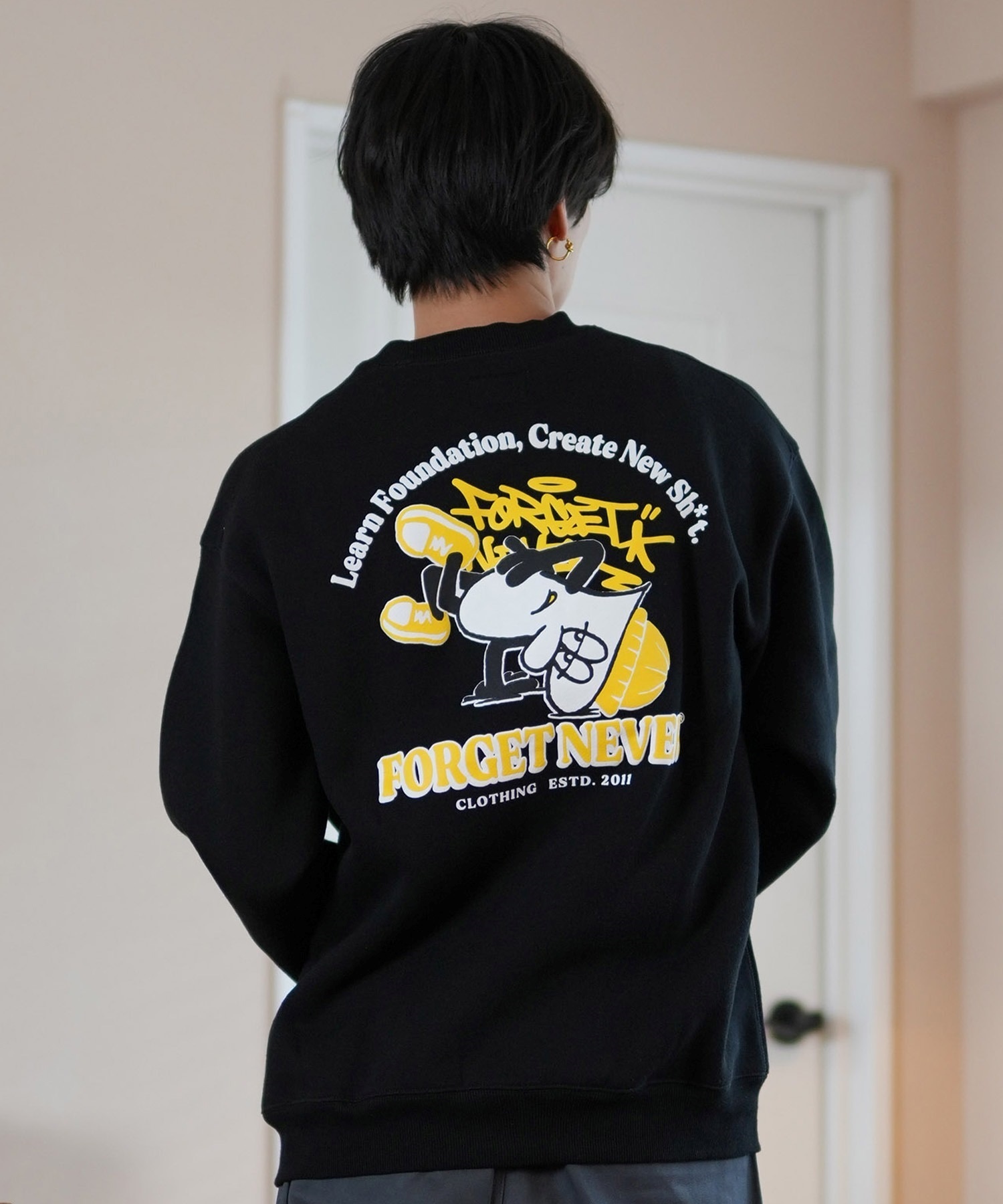 FORGET NEVER フォーゲットネバー メンズ トレーナー スウェット