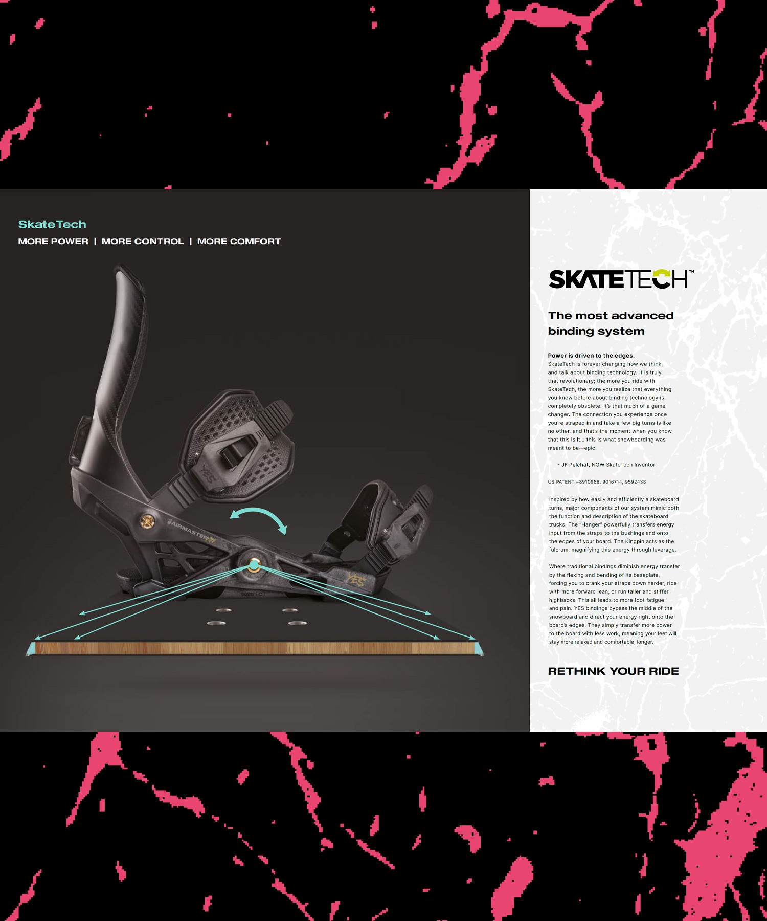 YES イエス VETTA スノーボード バインディング ビンディング