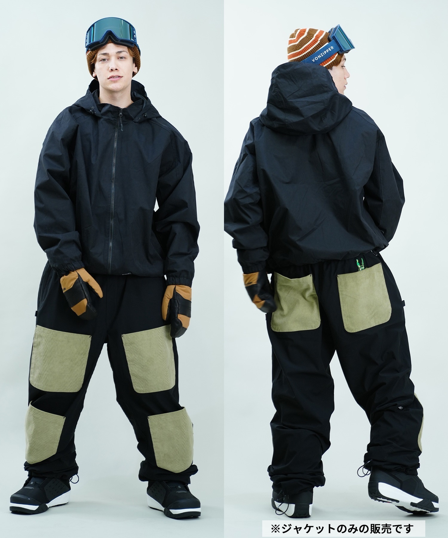 BSRABBIT ビーエスラビット SOFT PEACH HOODED JACKET スノーボード