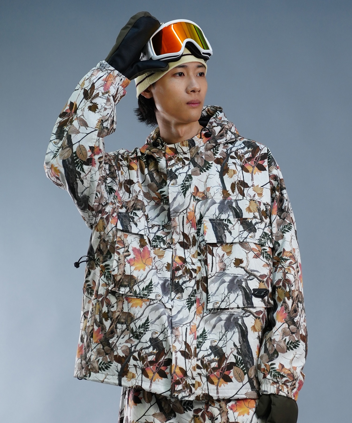 BSRABBIT ビーエスラビット BIG POCKET HOODED JACKET スノーボード