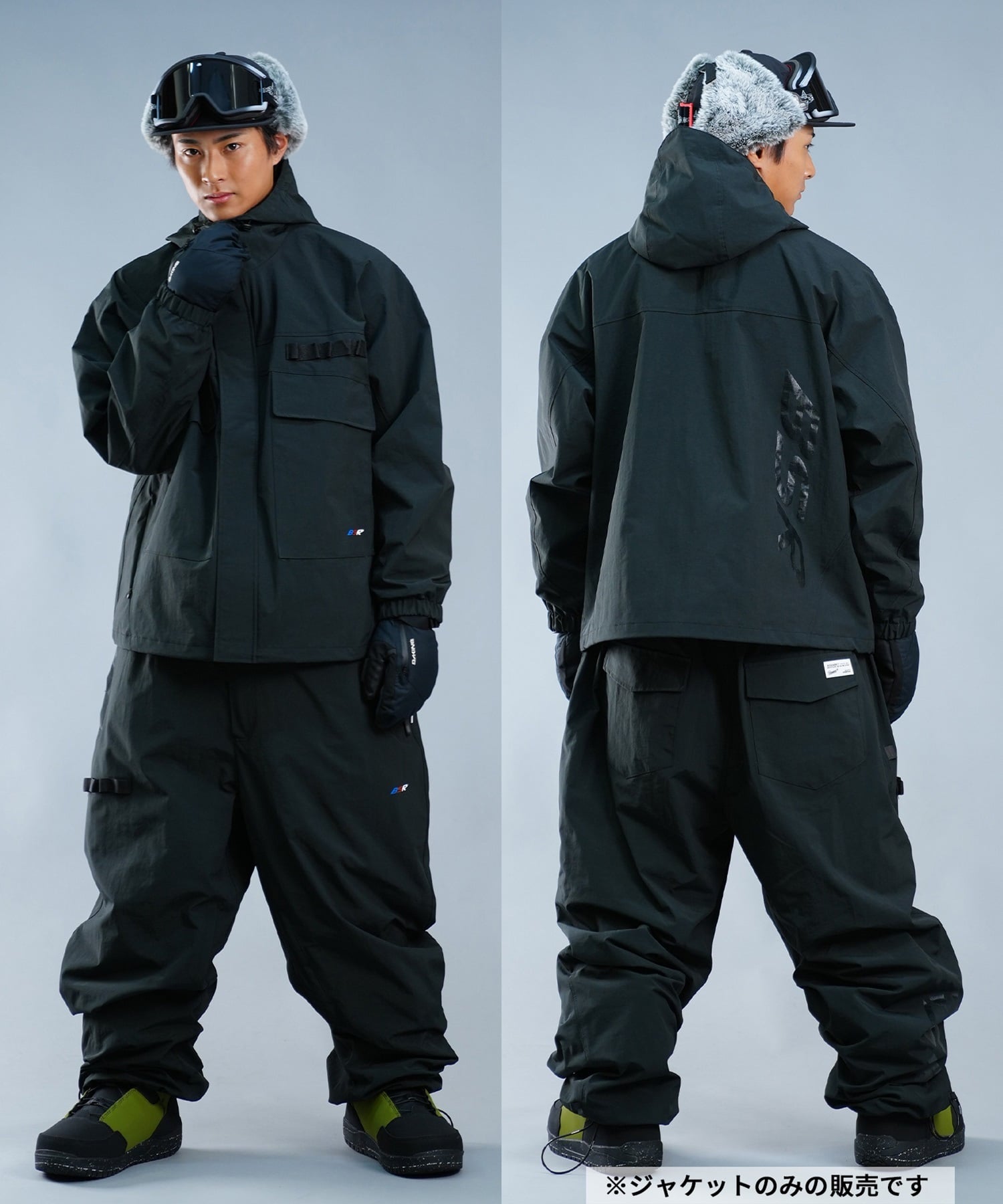 BSRABBIT ビーエスラビット REFINED HOODED JACKET スノーボード