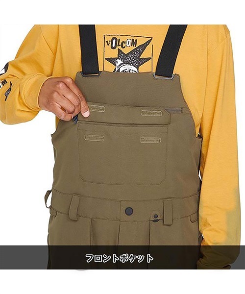 VOLCOM ボルコム ROAN-BIB-OVERALL スノーボード ウェア パンツ 22-23