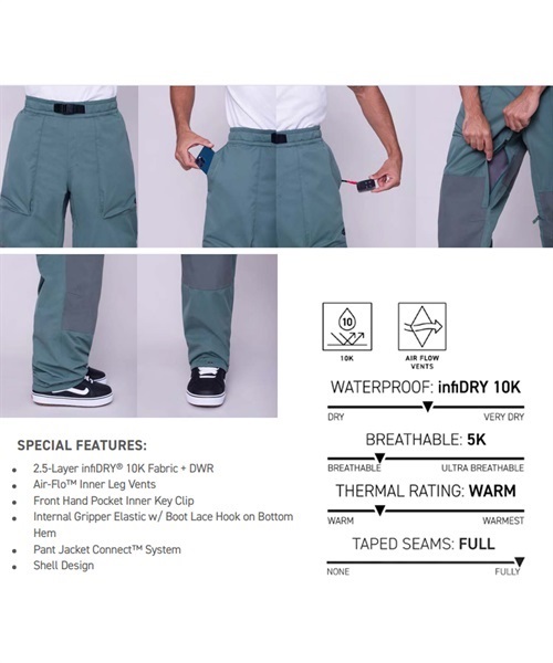 686 シックスエイトシックス M3WN223 2.5L GHOST スノーボード ウェア