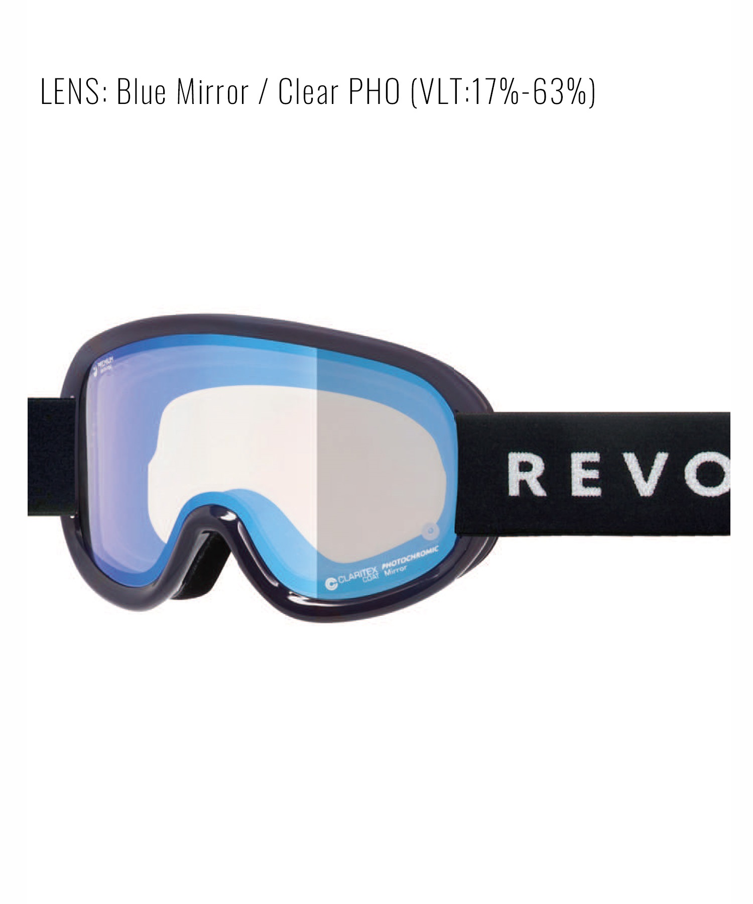 REVOLT リボルト SUPER LIGHT FRAME R25WEL 調光レンズ 平面レンズ