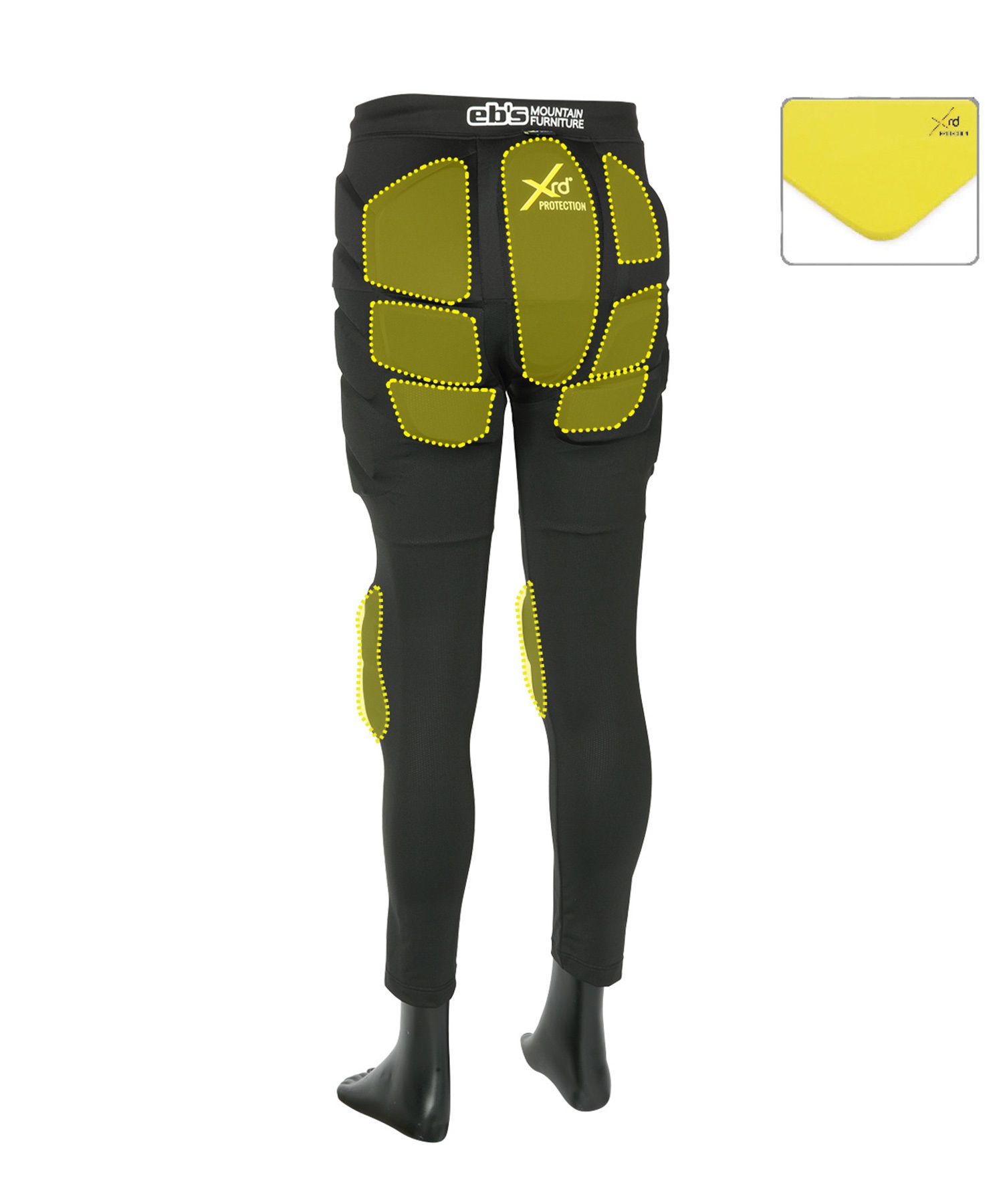 eb's エビス HIP PROTECT-LONG XRD スノーボード プロテクター パンツ