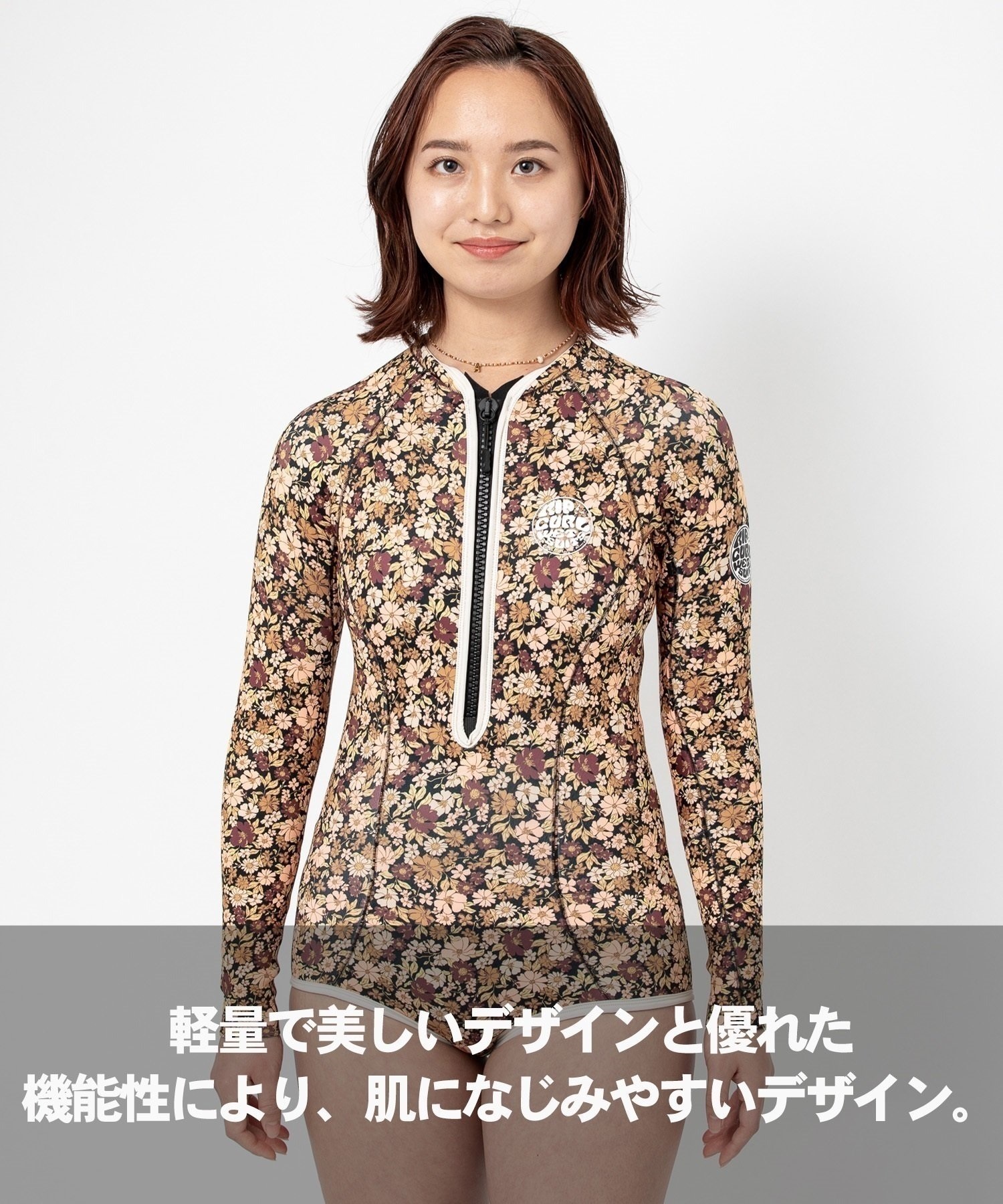 RIP CURL リップカール フロントジップ ジーボム WSP3LV ウェット