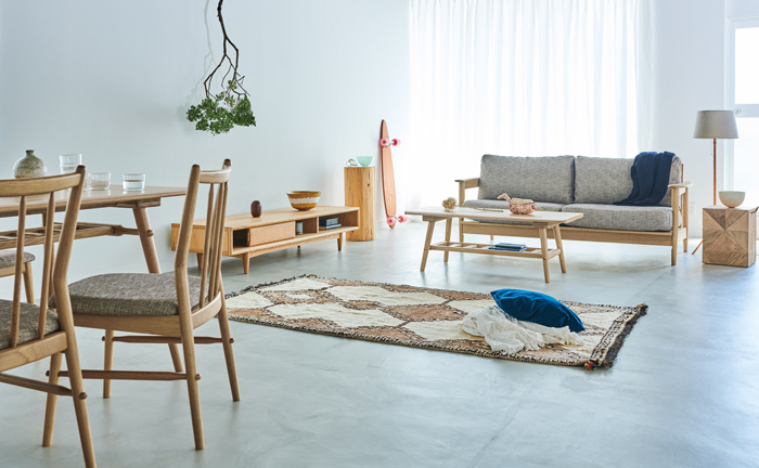 リビングテーブル LT-50 CHERRY チェリー 桜屋工業 HOMEDAY ホームデイ