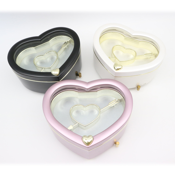 18弁】ハートBOX（大）オルゴール プレゼント かわいい ｜株式会社