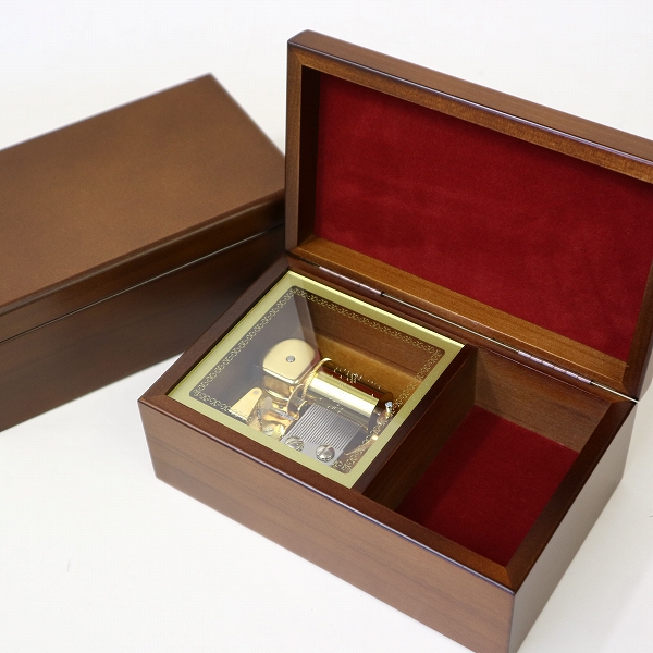 スイス製JOBIN社 シャレー型収納付オルゴール スイス製JOBIN社