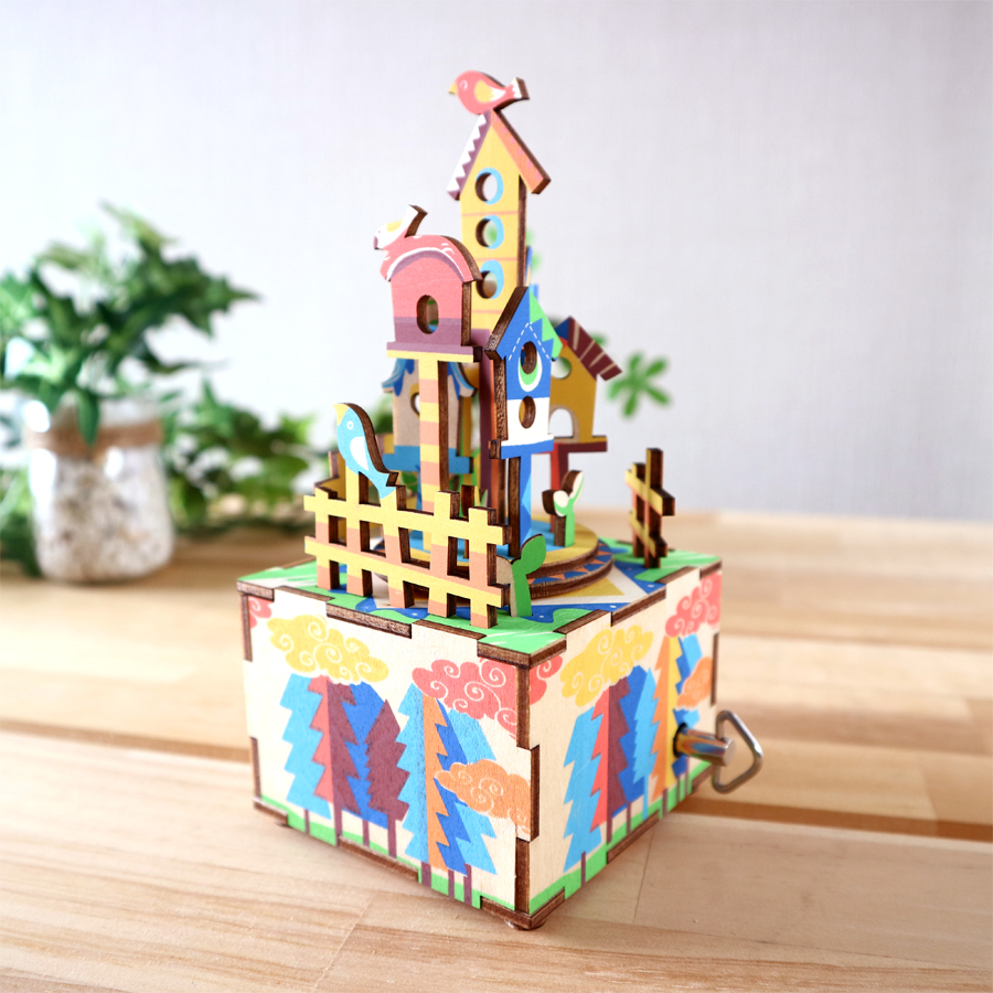 18弁】DIY オルゴール 手作り EA204S 空のおうち ｜株式会社オルゴール