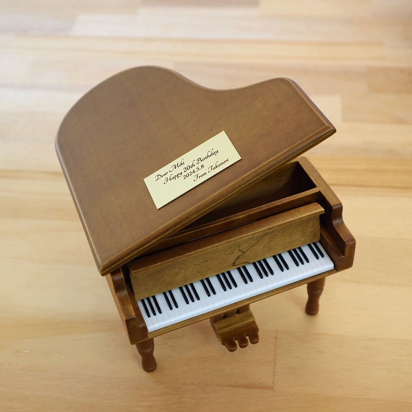 18弁】ミニアンティークグランドピアノ 椅子付き ｜株式会社オルゴール