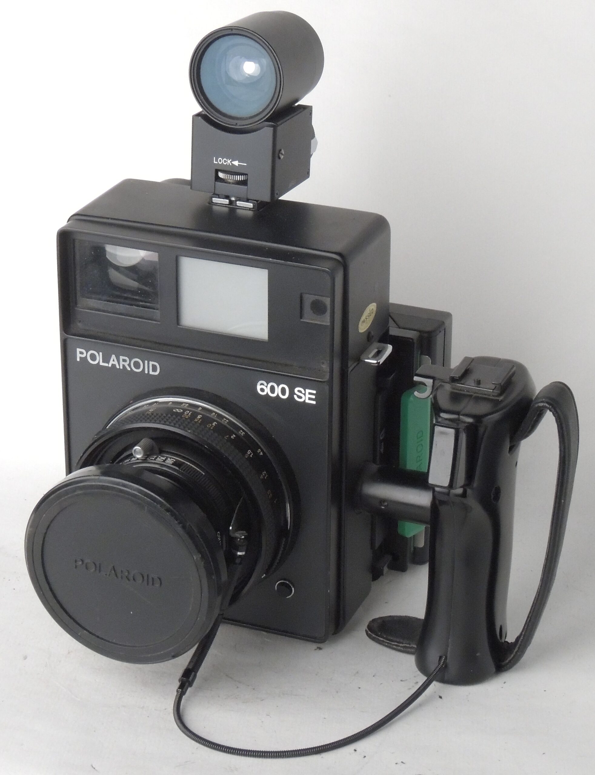 Polaroid 600SE + 75mm f5.6 Lens, Finder + Polaroid Back – MrCad