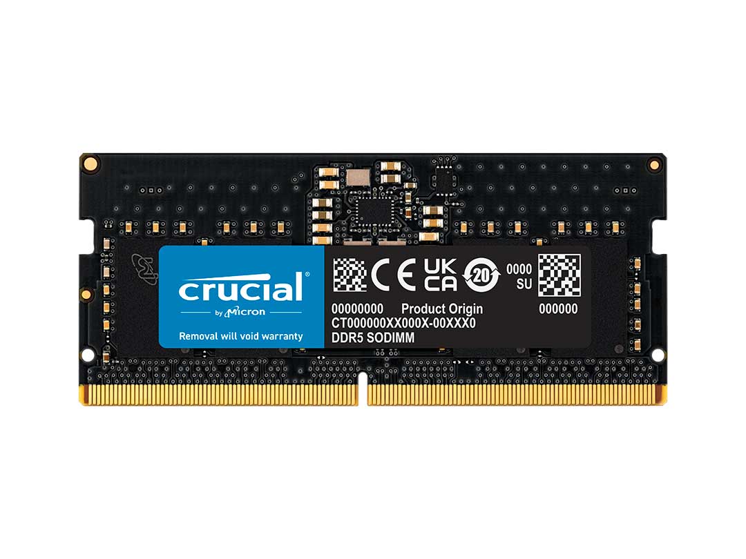 Crucial 64GB DDR5-5600 SODIMM - Low Cost Delivery | Mr Memory®