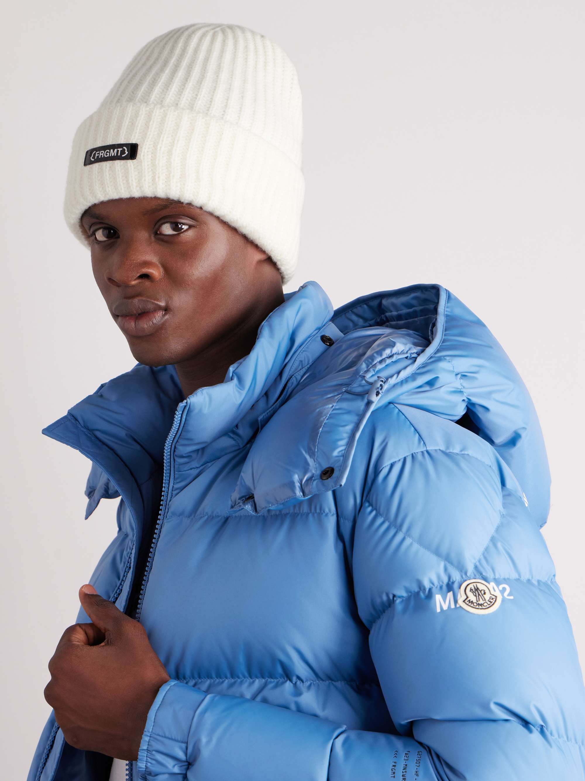 MONCLER GENIUS 7 Moncler FRGMT Hiroshi Fujiwara Logo-Appliquéd