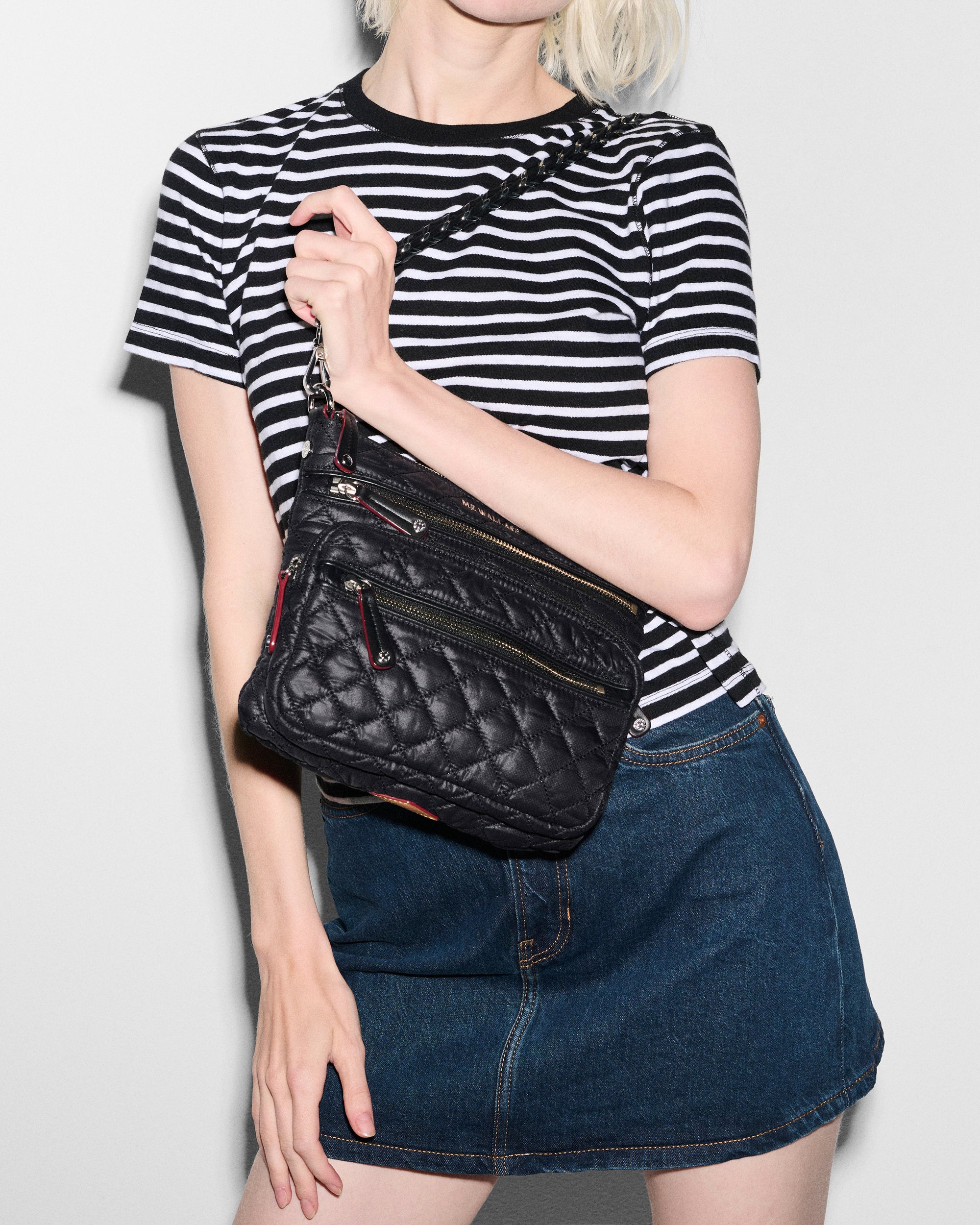 Black Crossbody Nylon Bag | MZ Wallace
