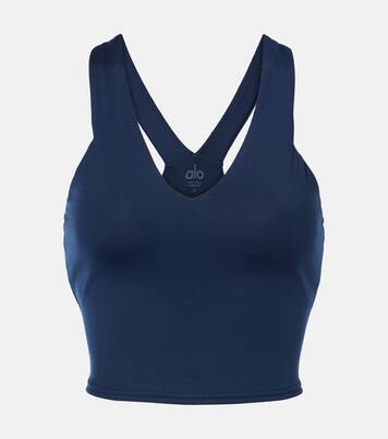 Real Bra tank top in blue - Alo Yoga | Mytheresa