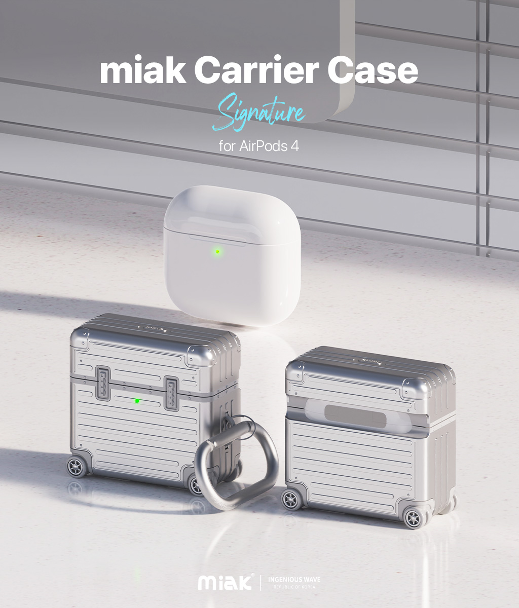 キャリーケース【AirPods 4】 - 【公式サイト】miak（ミアック）