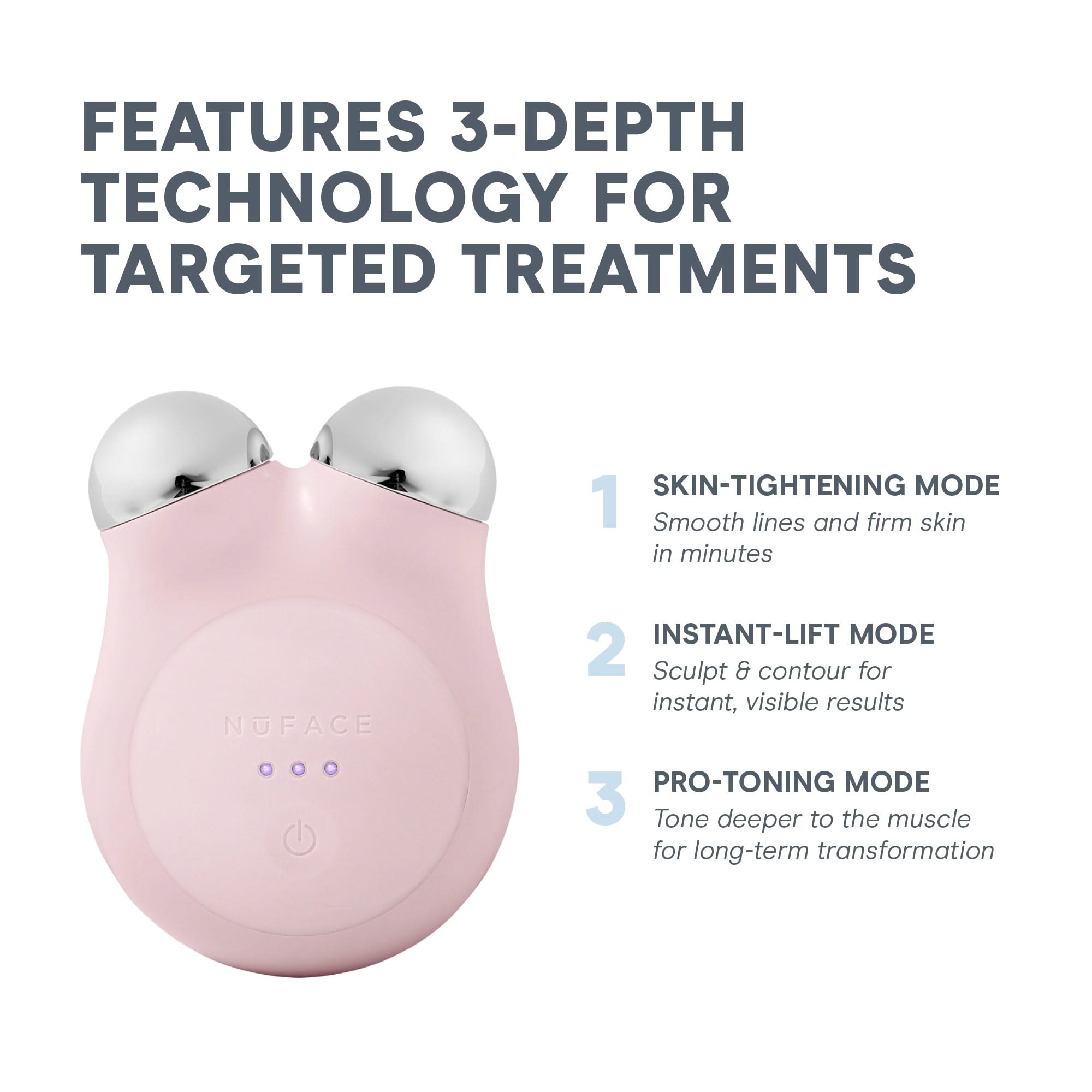 MINI+ Portable Microcurrent Facial Toning Kit | NuFACE