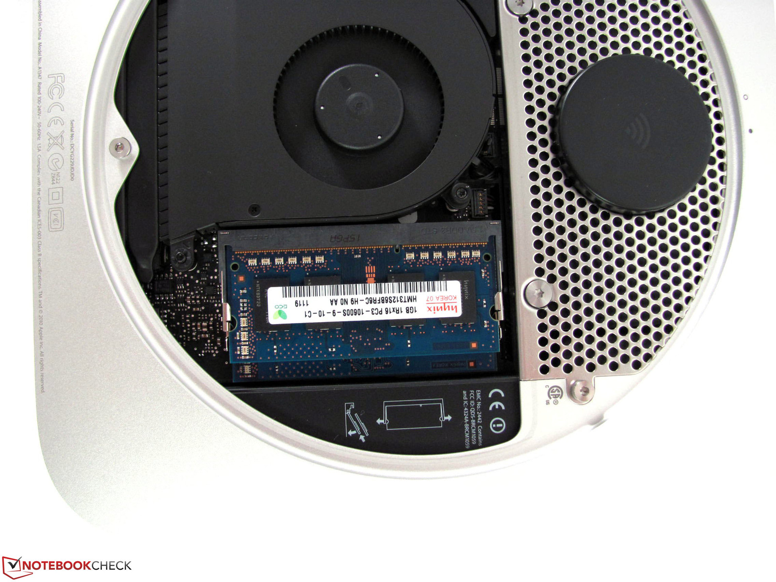 Review Apple Mac mini (Mid 2011) MC815D/A - NotebookCheck.net Reviews