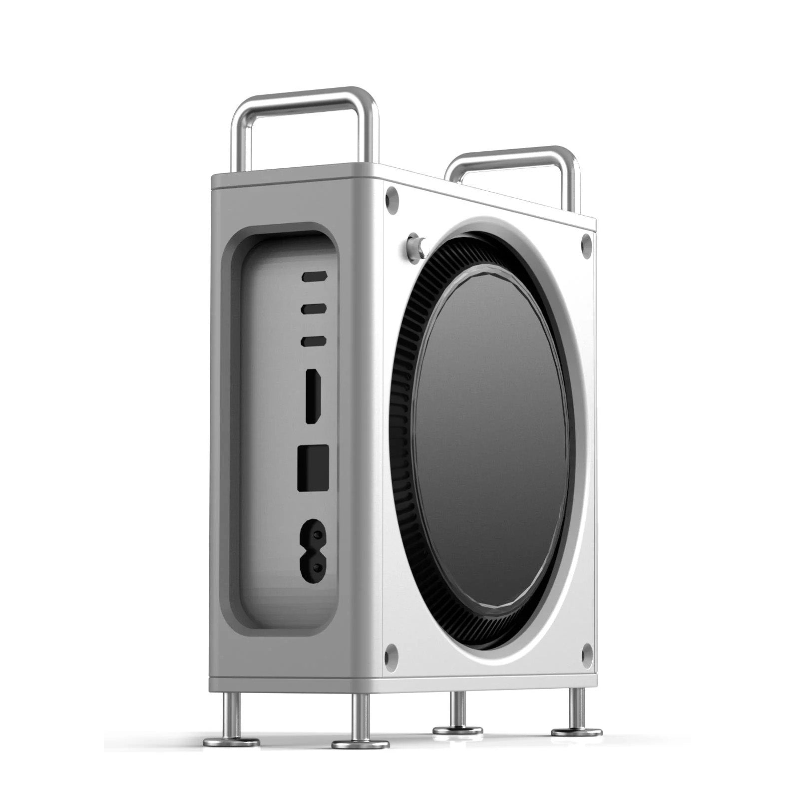 CNC Aluminum Case for 2024 Mac Mini M4 in Mac Pro Style – Nouvolo