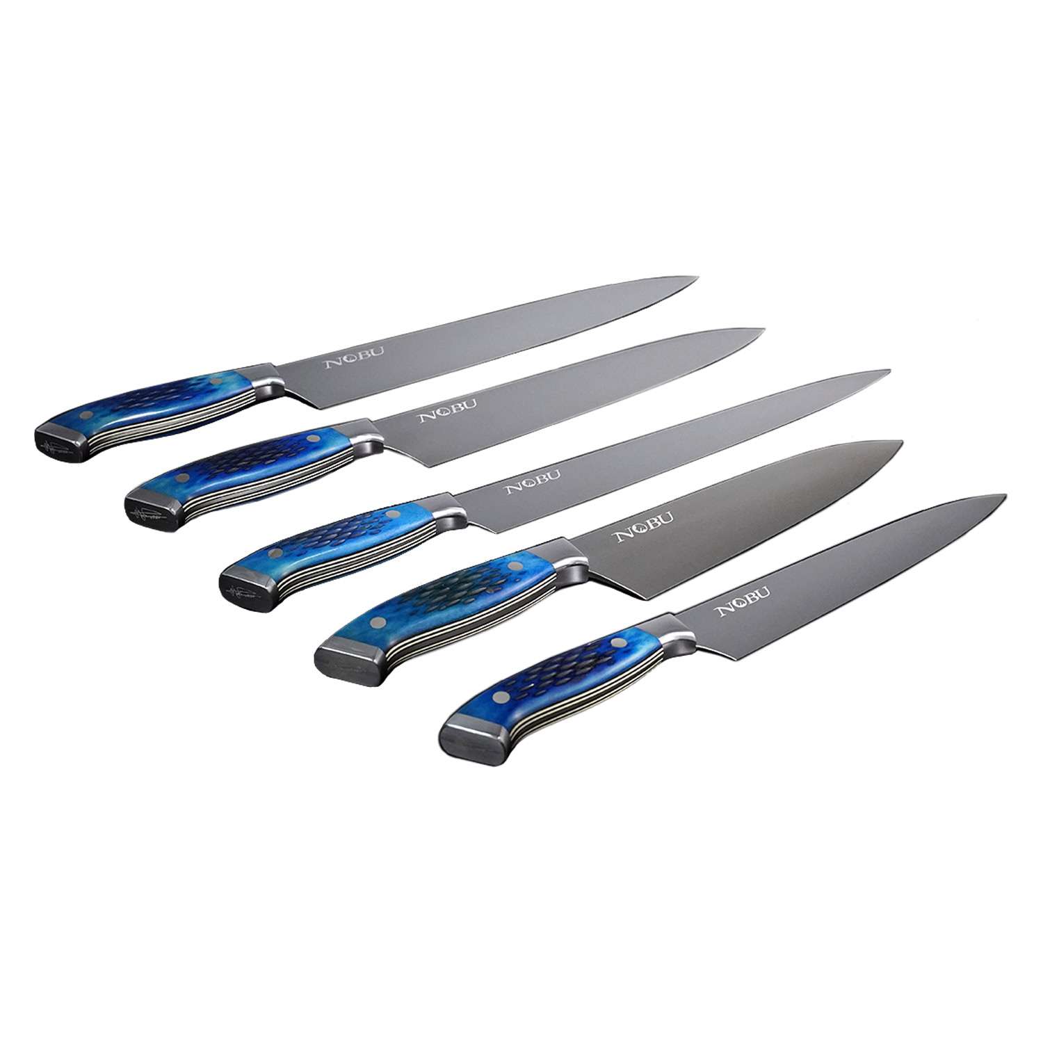 NOBU x Nenox Knife Set Blue | Nobu Collection