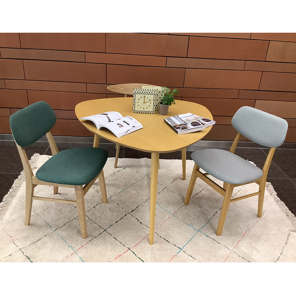 チェアRY42【送料無料】ナチュラル/ダークグリーン | NOCEノーチェ