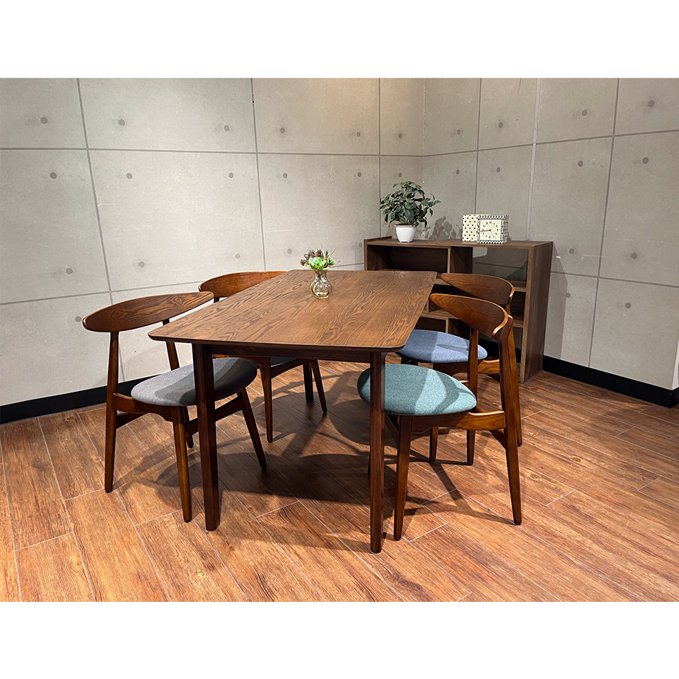 チェアRY54【送料無料】ウォールナット/6ダークグリーン | NOCE