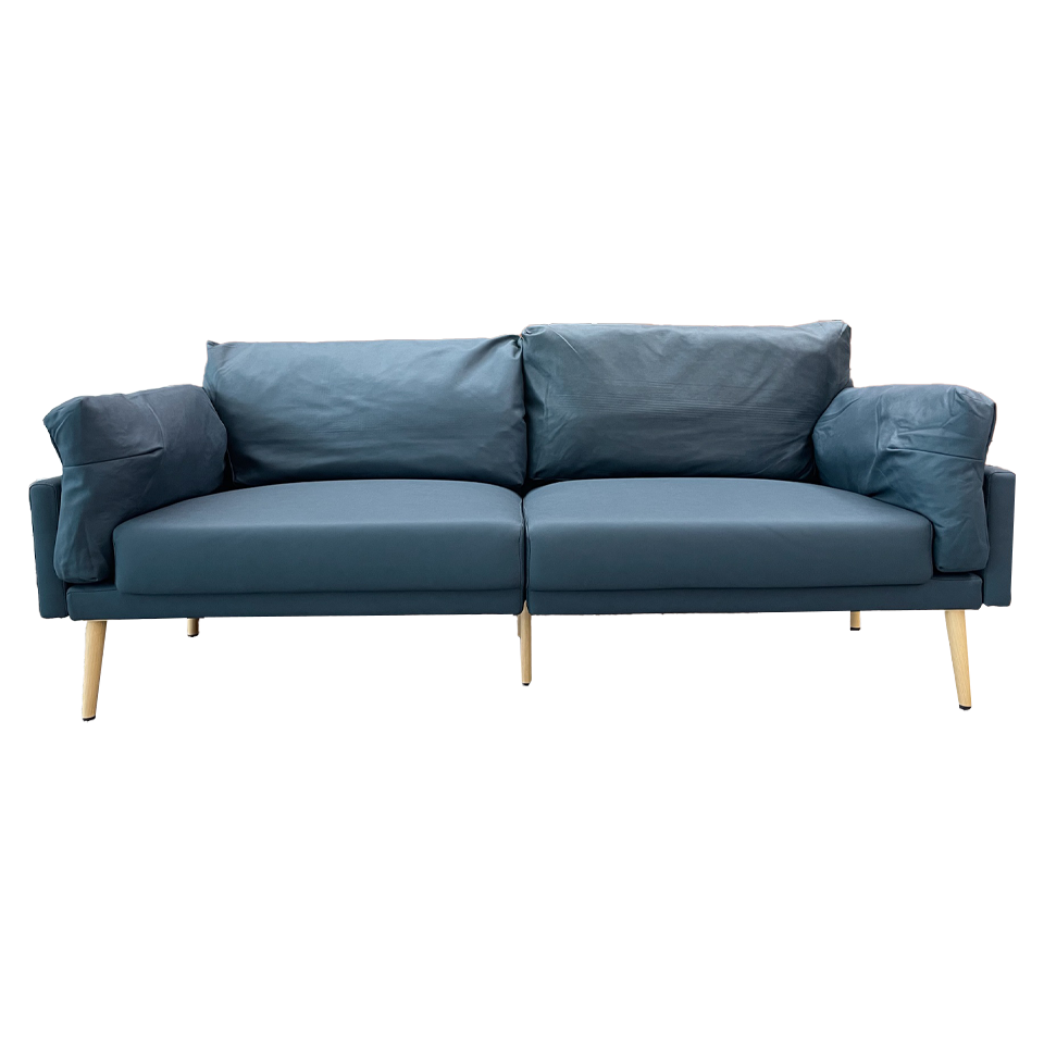 ソファHVS07 3人掛け【送料無料】ライトブルー | NOCEノーチェ 家具
