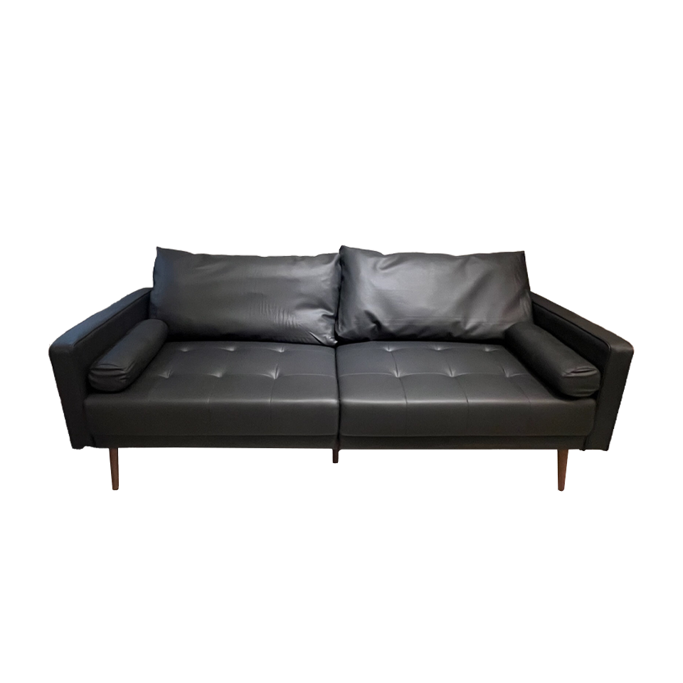 ソファHVS04 3人掛け【送料無料】ブラック | NOCEノーチェ 家具