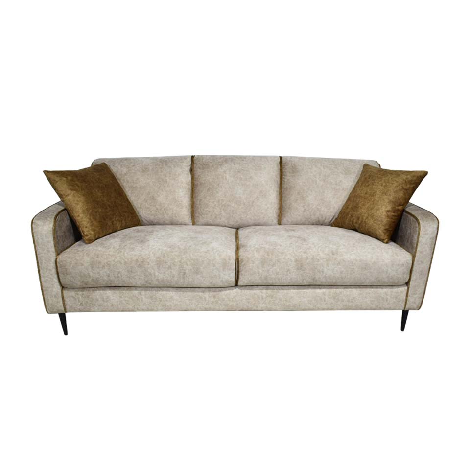 ソファNEW01 3人掛け【送料・開梱設置無料】アイボリー/ブラウン