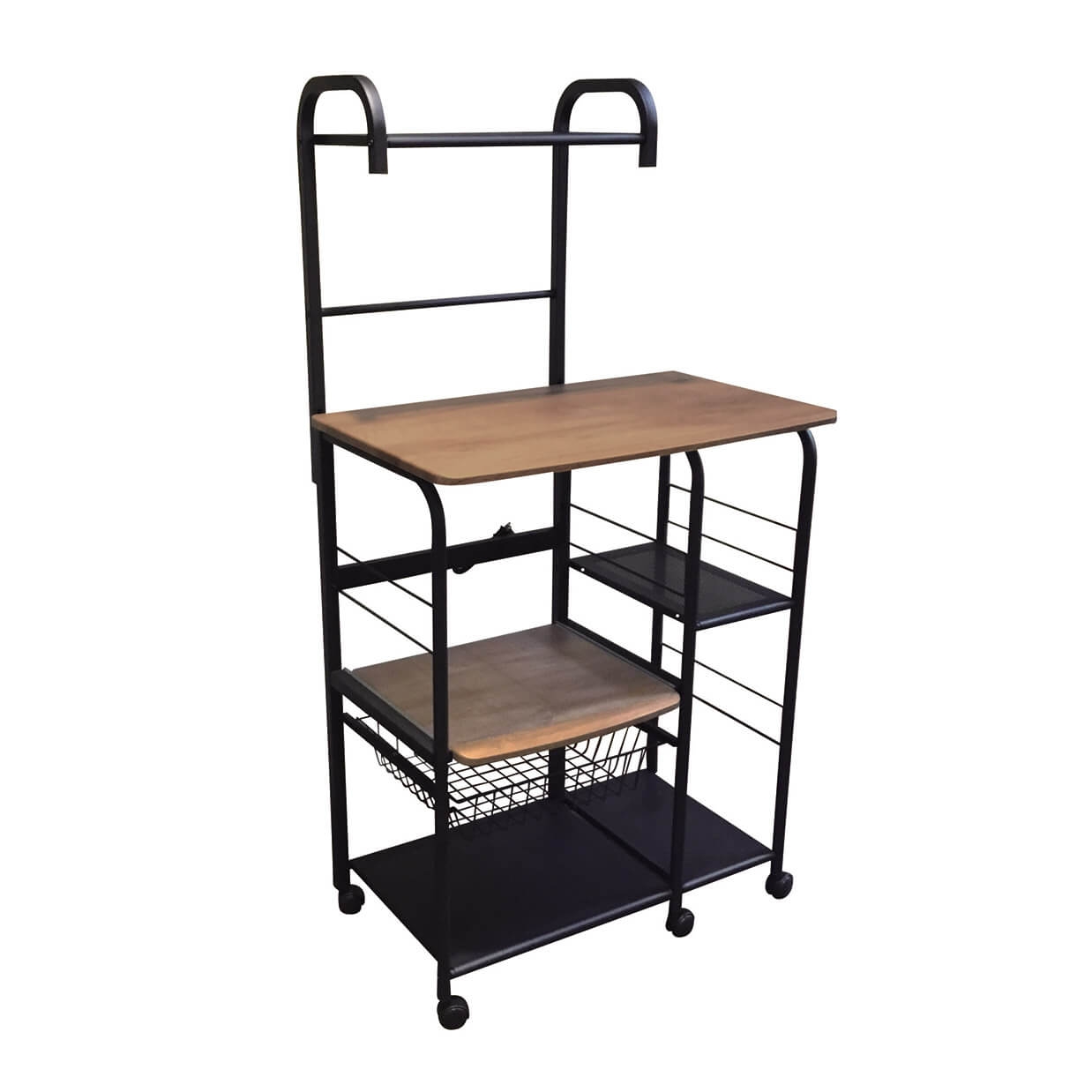 レンジラックL【送料無料】 2ウォールナット/ブラック | NOCEノーチェ