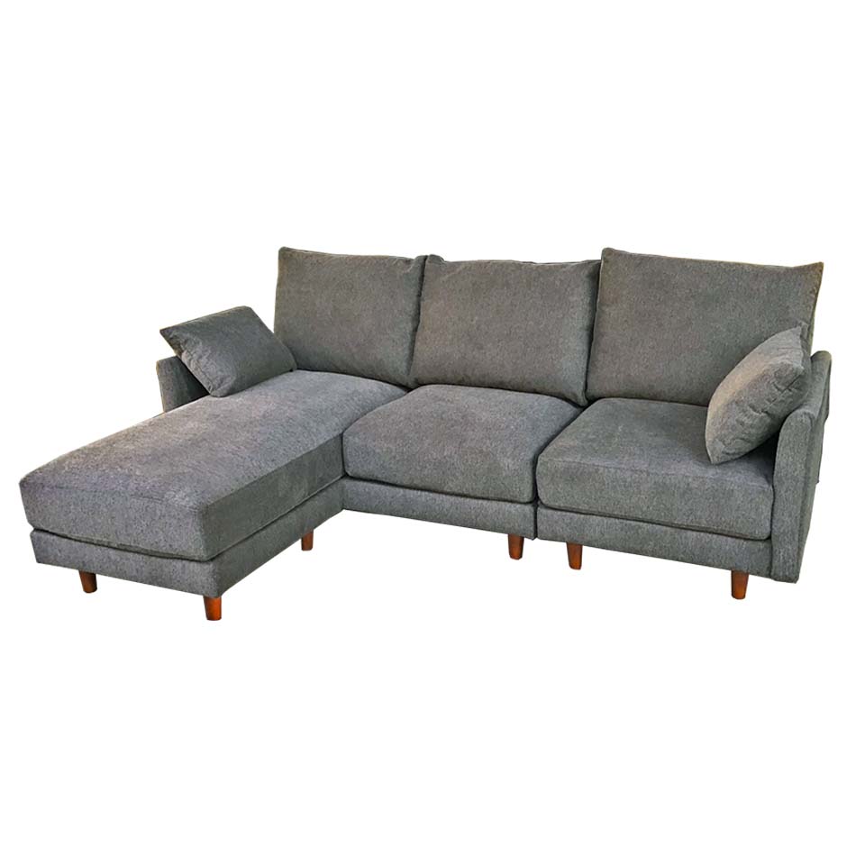 カウチソファMILO【送料・開梱設置無料】 グレー | NOCEノーチェ 家具