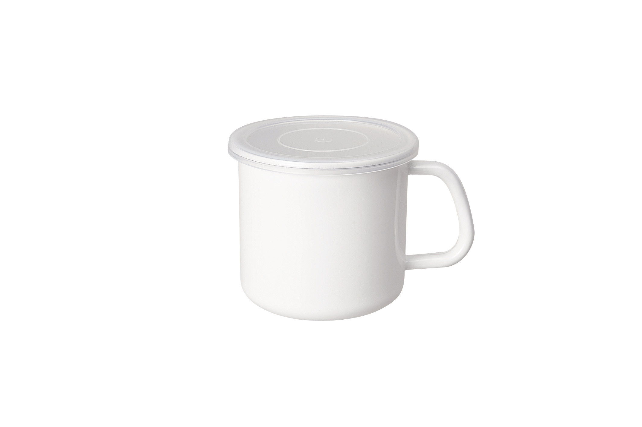 持ち手付ストッカー丸型S – 野田琺瑯