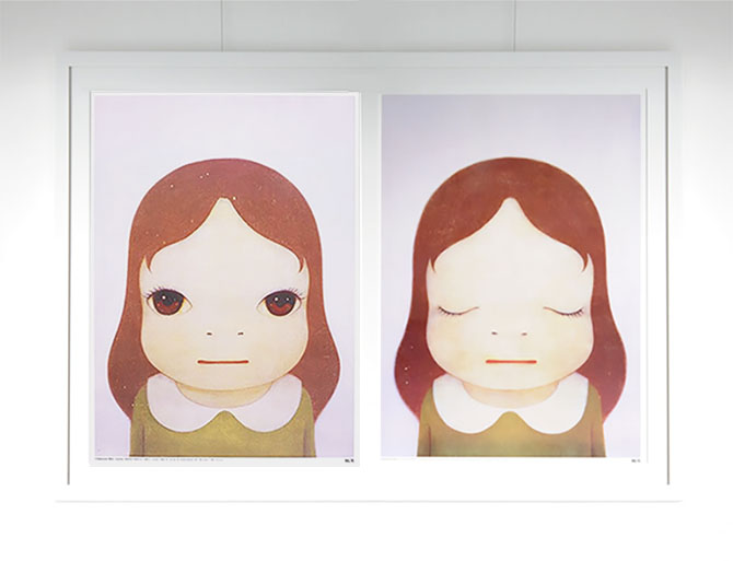 奈良美智のCosmic Girl（2枚セット）がご購入いただけます。 ー