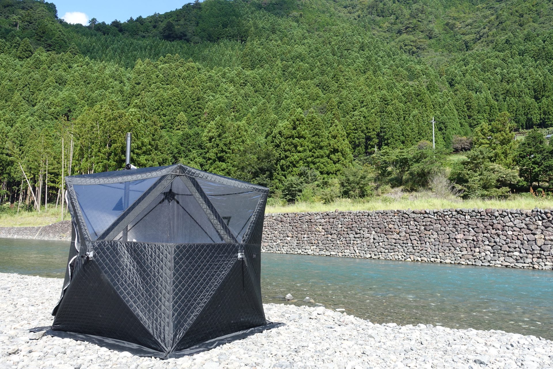 3面窓タイプ】パノラマビューテント型サウナ