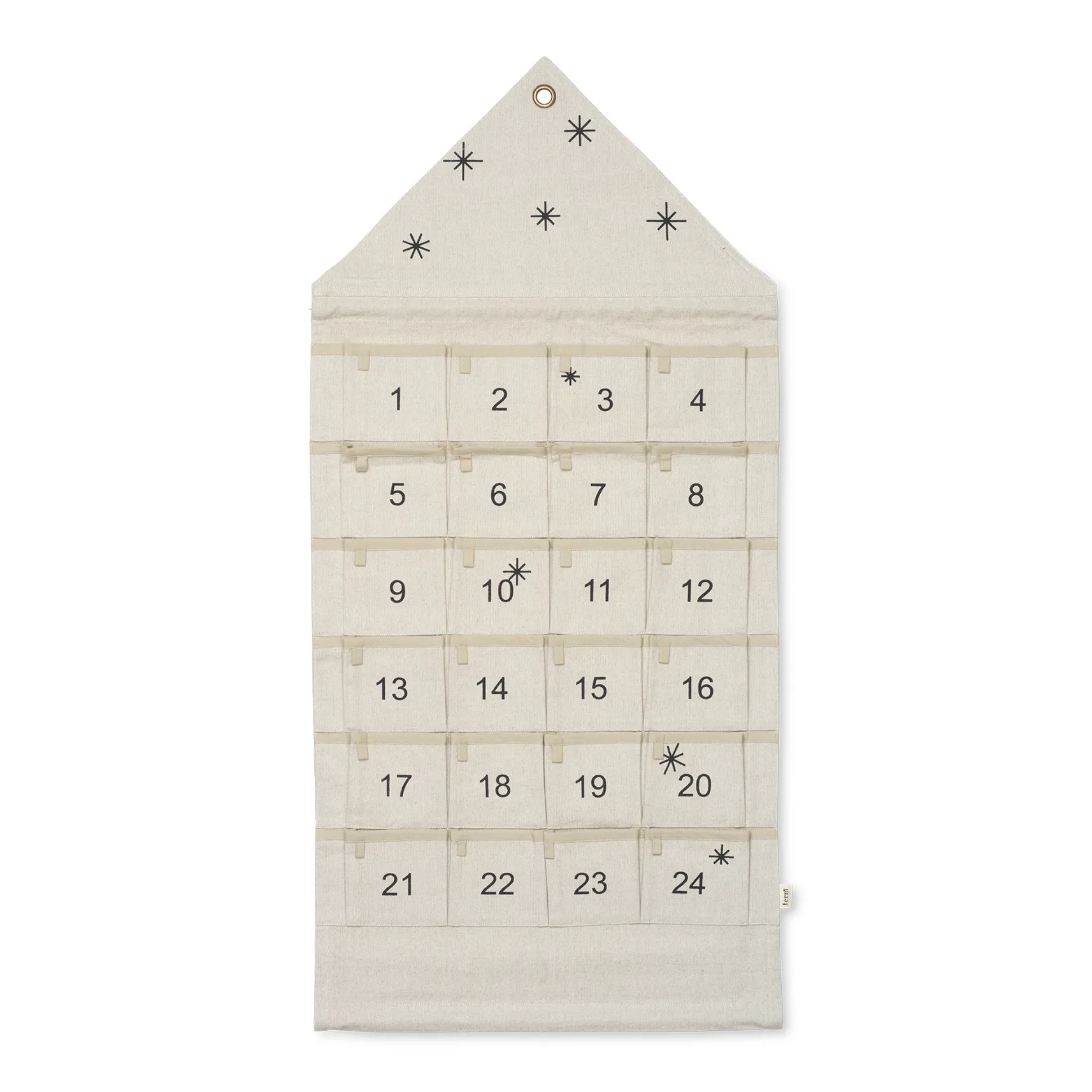 Star Christmas calendar hus 100 cm from Ferm Living - NordicNest.com