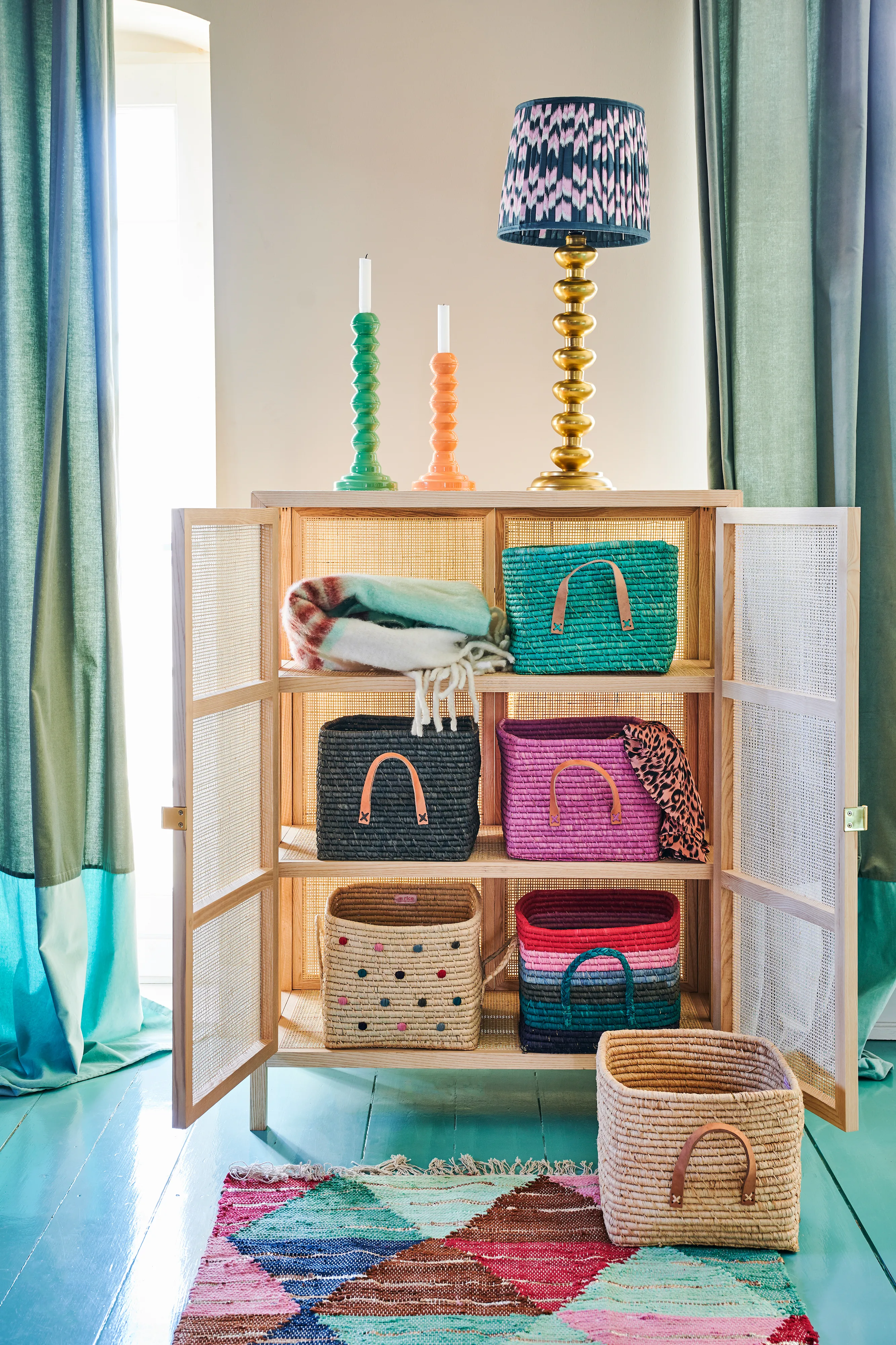 RICE | ライス からのRice ラフィア 収納ボックス - NordicNest.jp