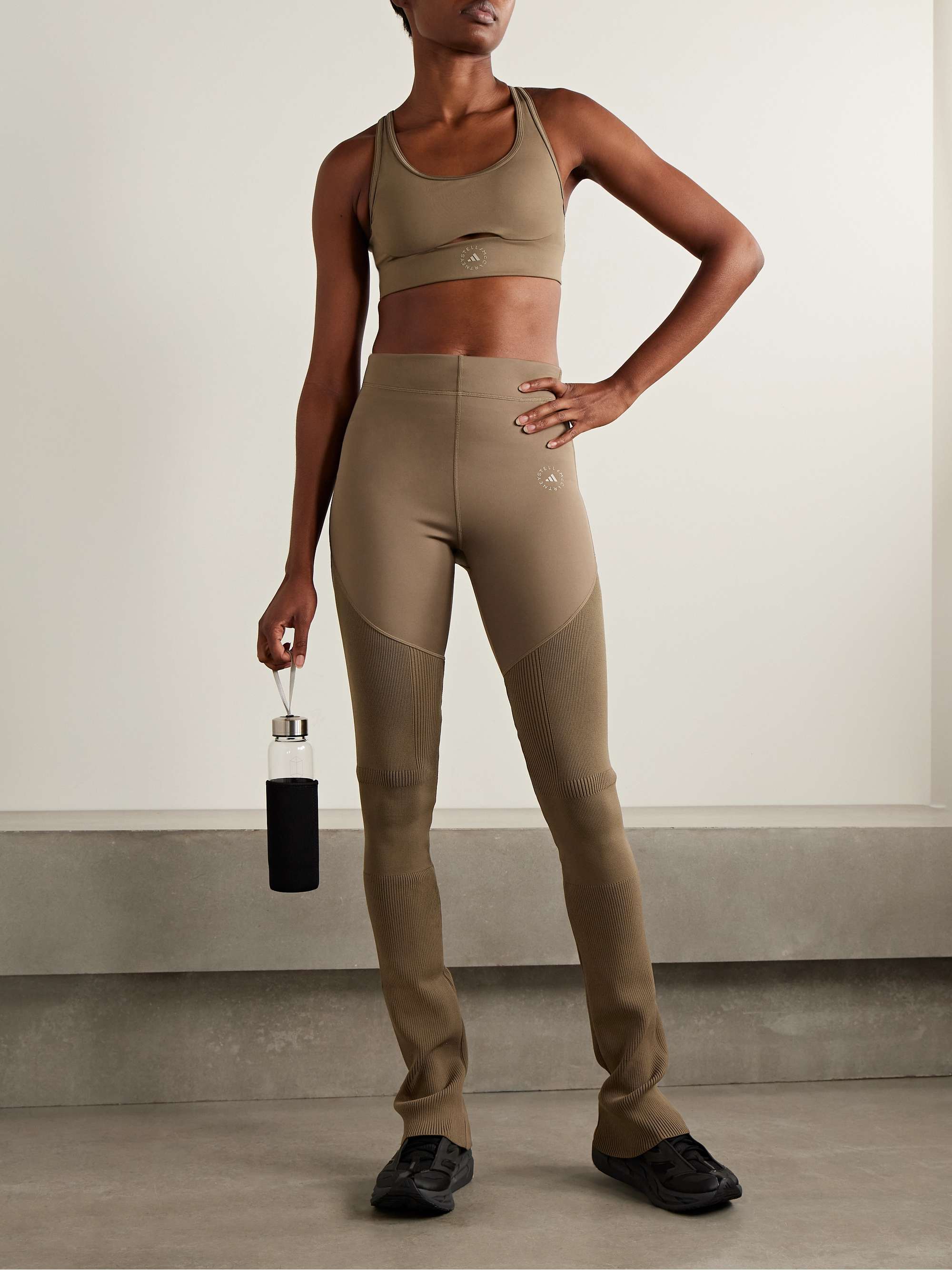 ADIDAS BY STELLA MCCARTNEY Paneled stretch recycled and ribbed