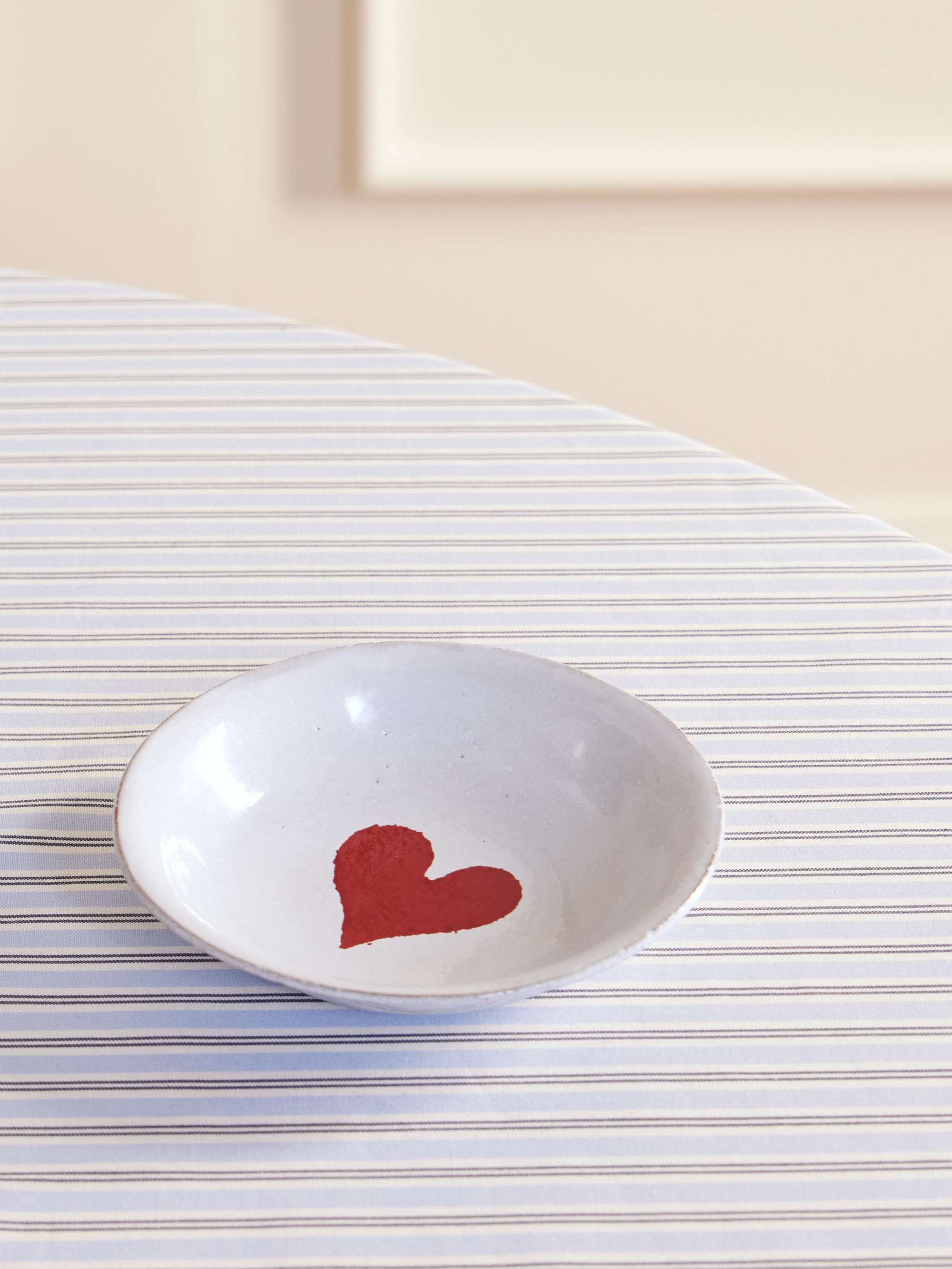 ASTIER DE VILLATTE + John Derian Red Heart ceramic dish | NET-A-PORTER