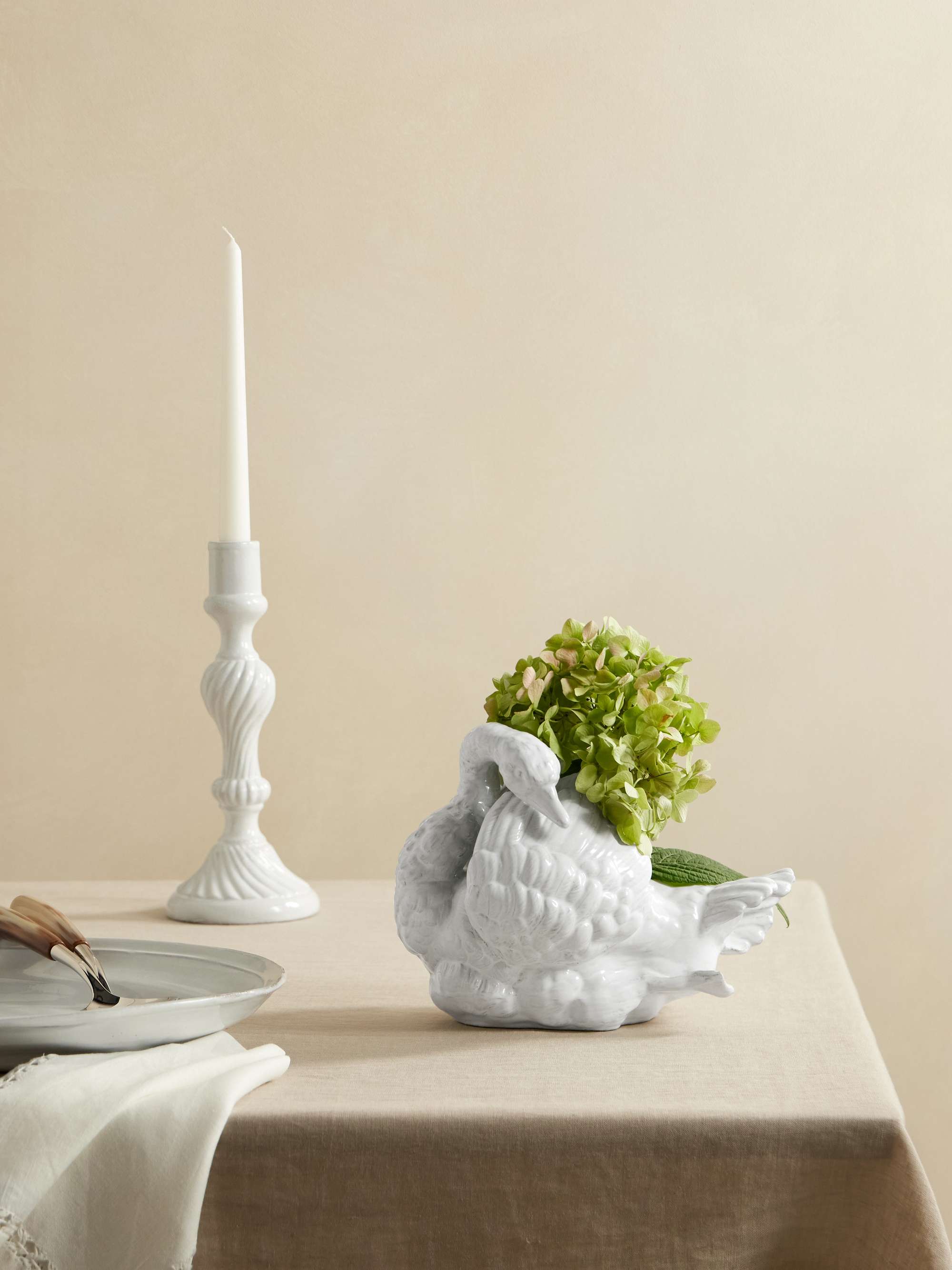 ASTIER DE VILLATTE Cygne ceramic ornament | NET-A-PORTER